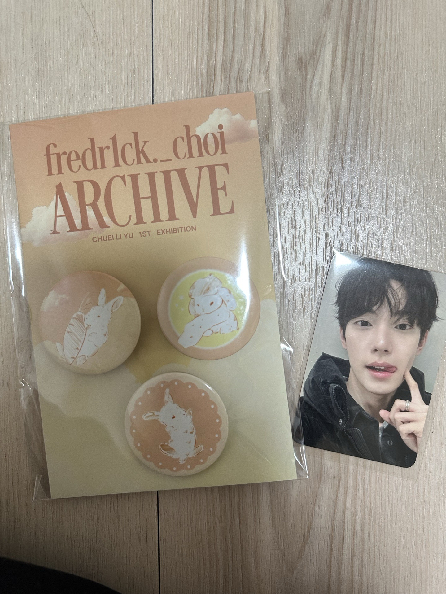 fredrick._choi ARCHIVE 日本場 徽章組（含小卡）全新未拆封