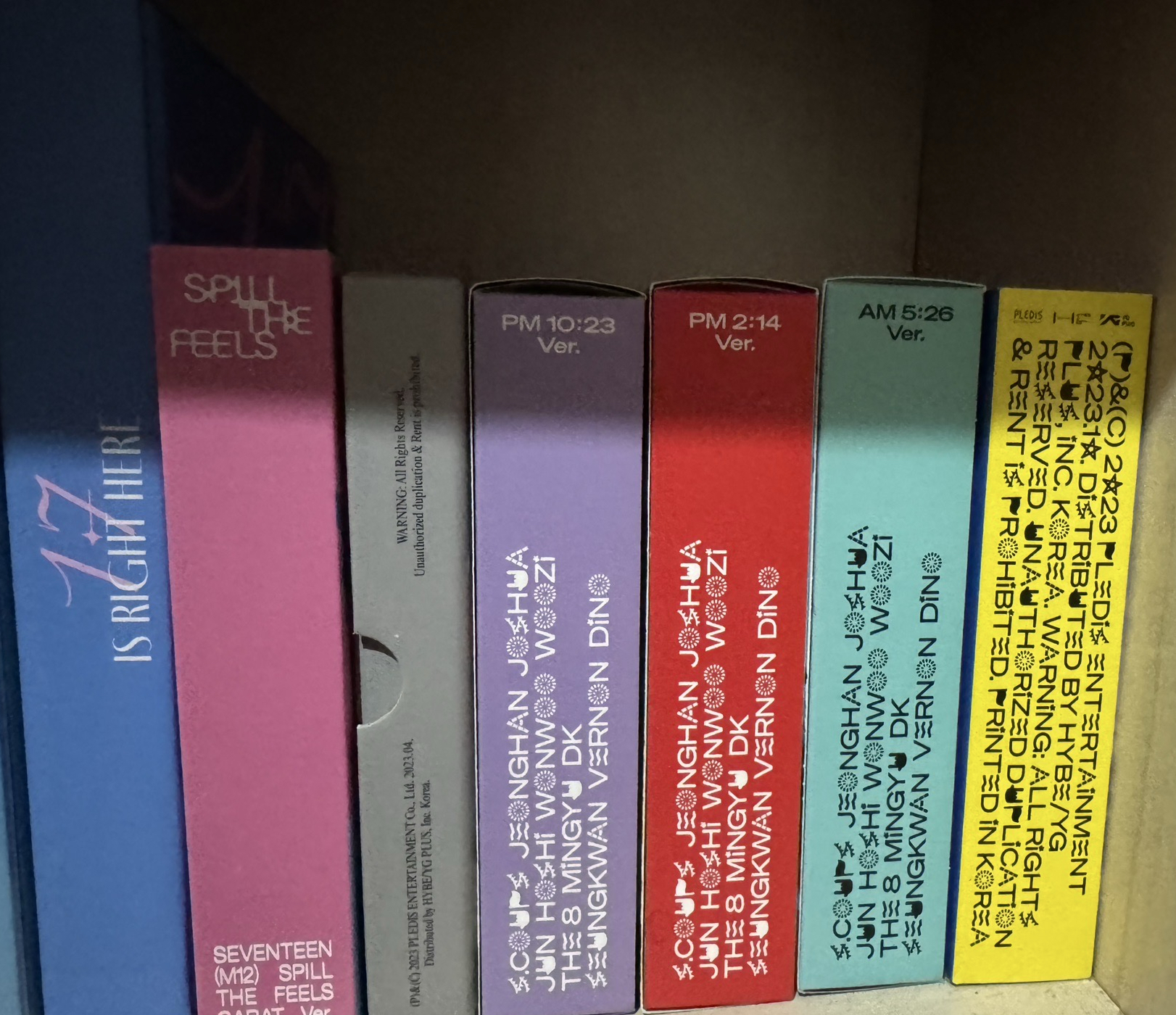 SEVENTEEN 專輯區 / 空專