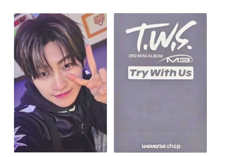 TWS try with us WVS 預售 set 志薫 特典卡 附贈特典卡套