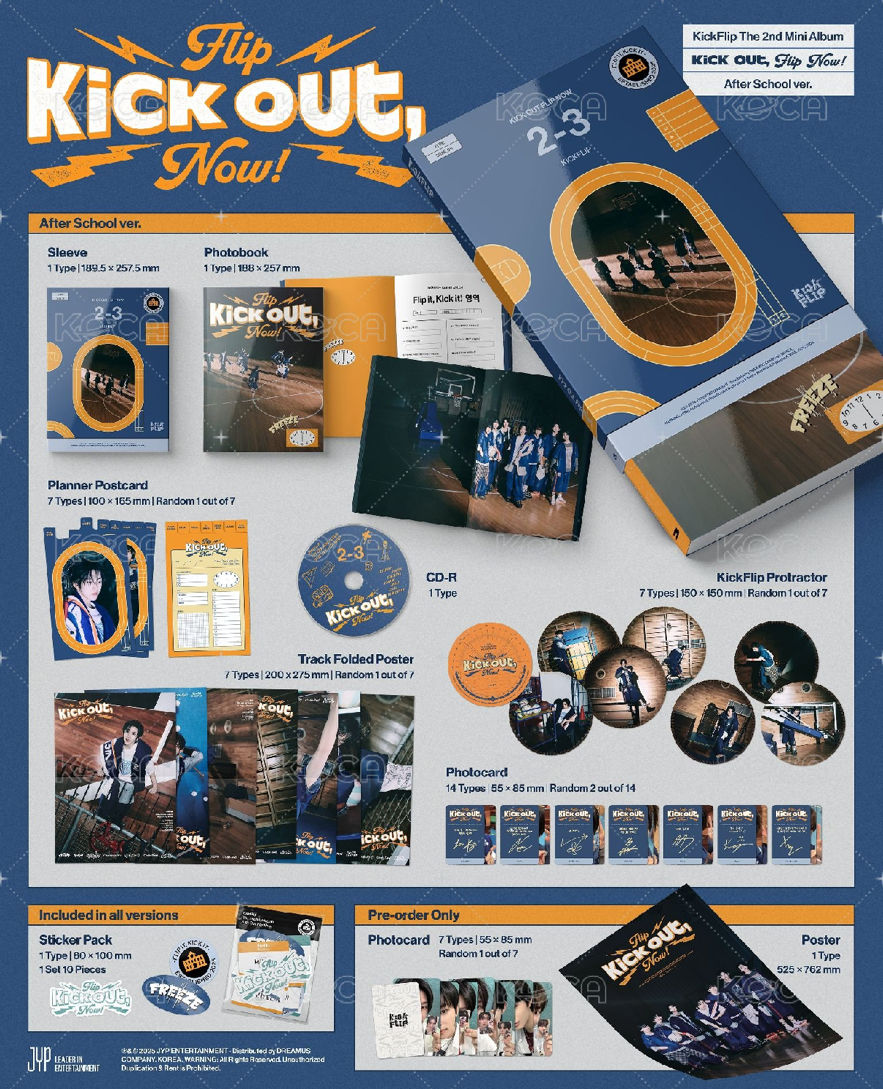 kickflip 迷二 未拆專 After school ver.