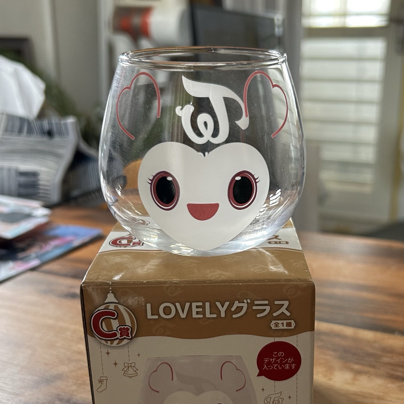 TWICE LOVELYS線下抽獎D賞 玻璃杯