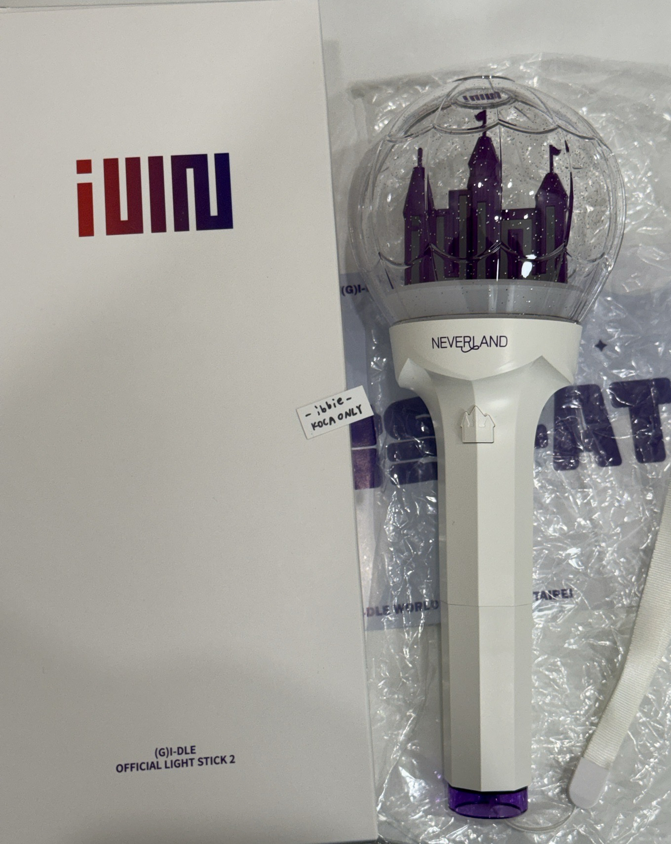 × i-dle 二代手燈（贈小巨蛋手幅）