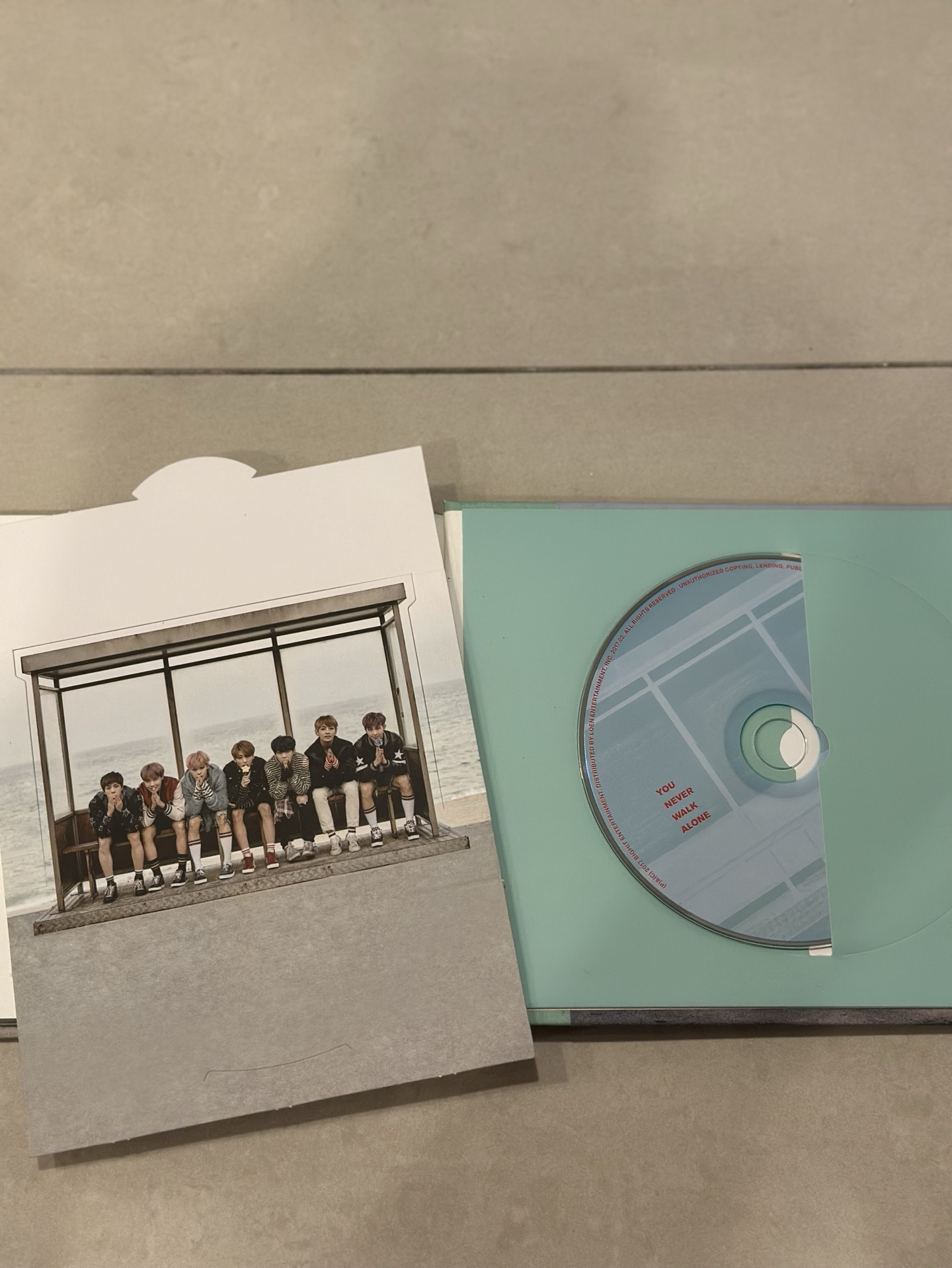 BTS YOU NEVER WALK ALONE綠版 空專 韓壓