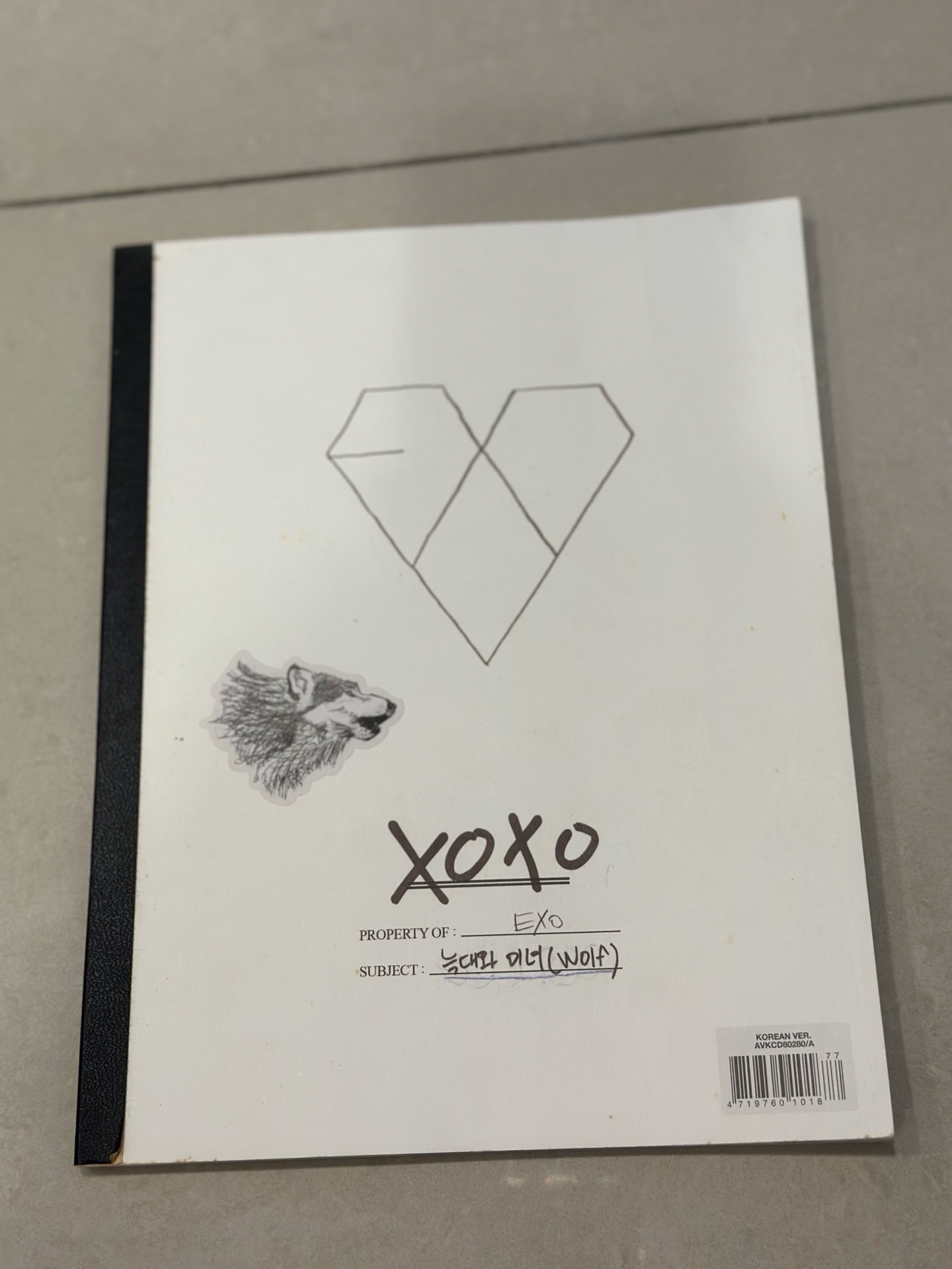 EXO XOXO親親抱抱 韓文版