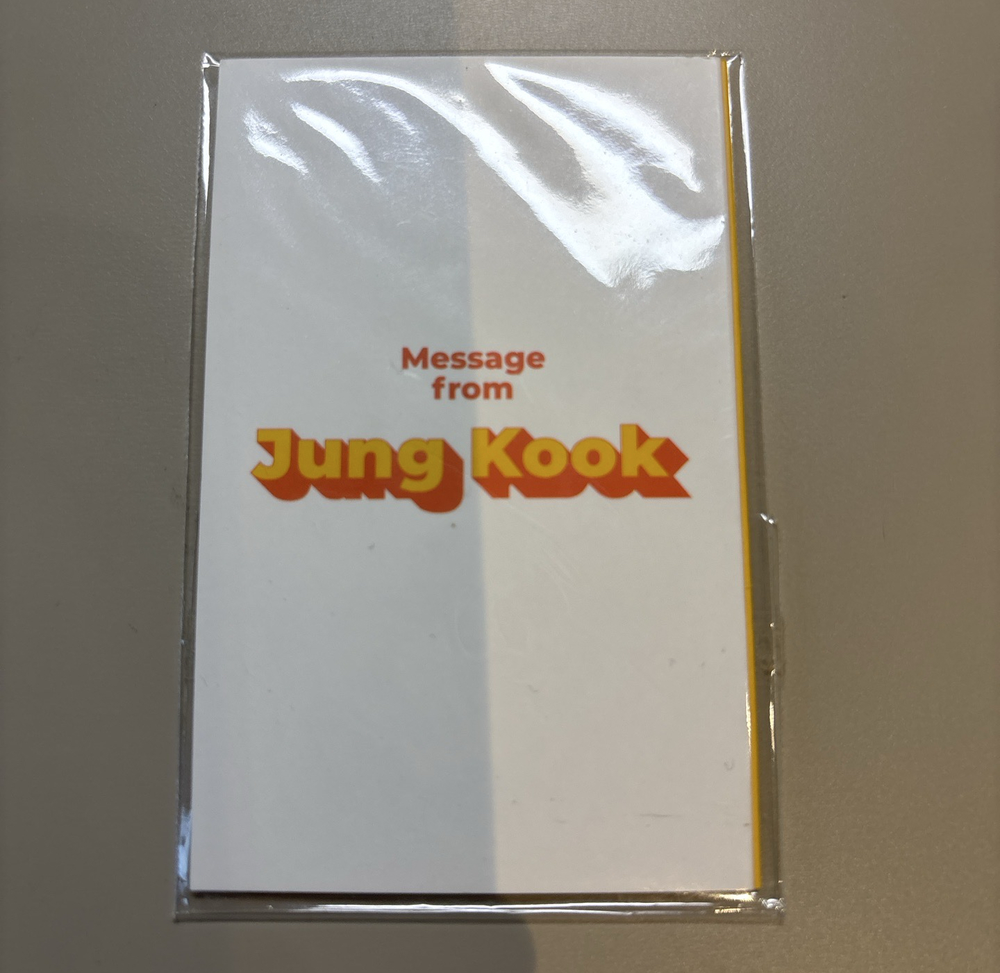 BTS防彈少年團 Butter 訊息卡 田柾國JK