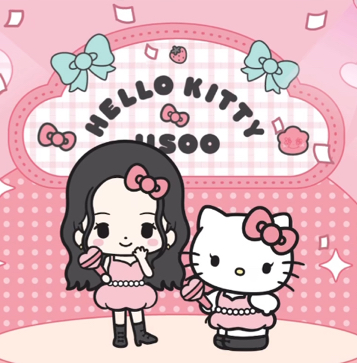 （現貨）Jisoo 聯名 Hello Kitty 盲盒凱蒂貓鑰匙圈