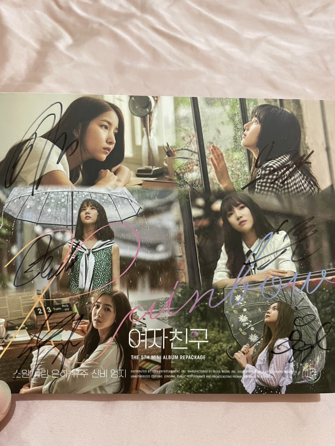 GFRIEND迷五改親簽專