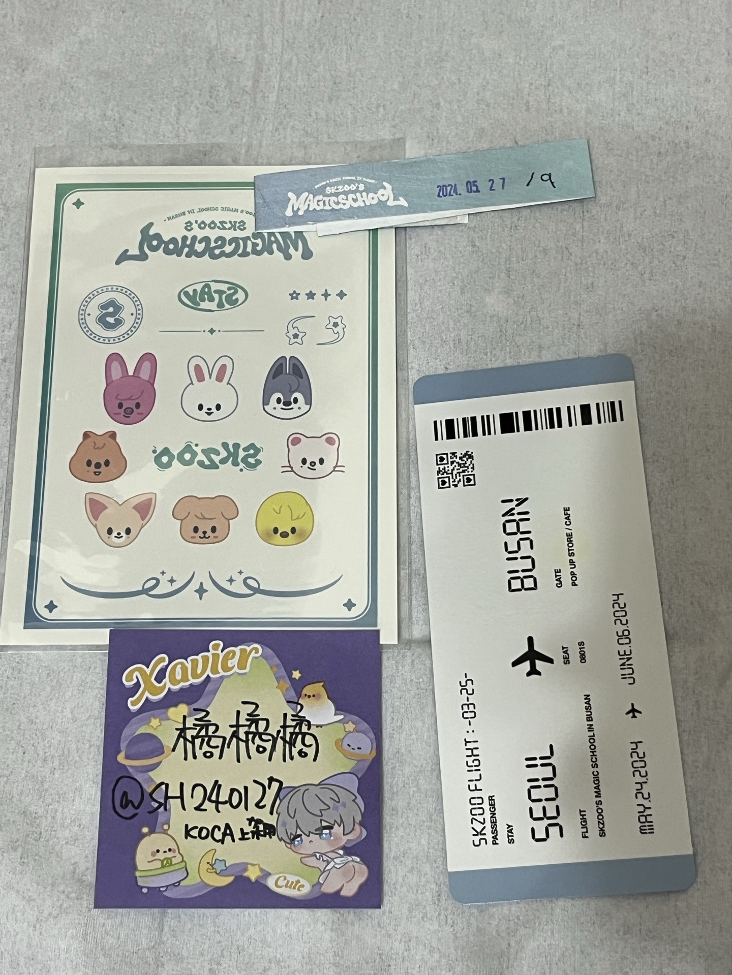 現貨 🇹🇼 SKZOO 4th FM 釜山快閃店 手機掛繩夾片 HYUNJIN HAN