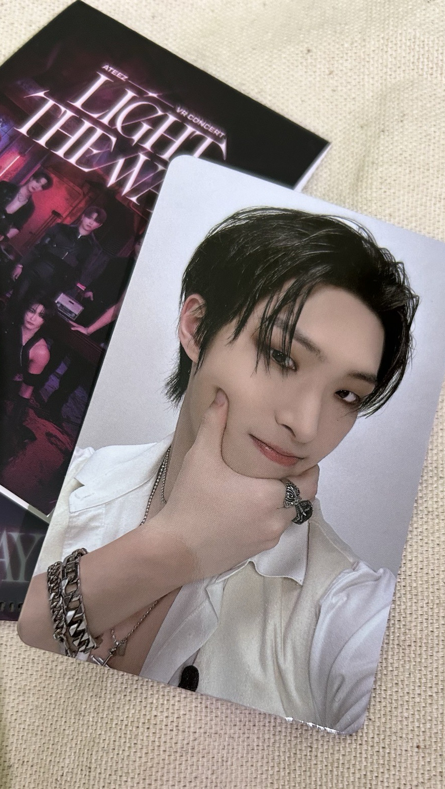ATEEZ LIGHT THE WAY 電影卡 捏臉 MINGI 旼琦 