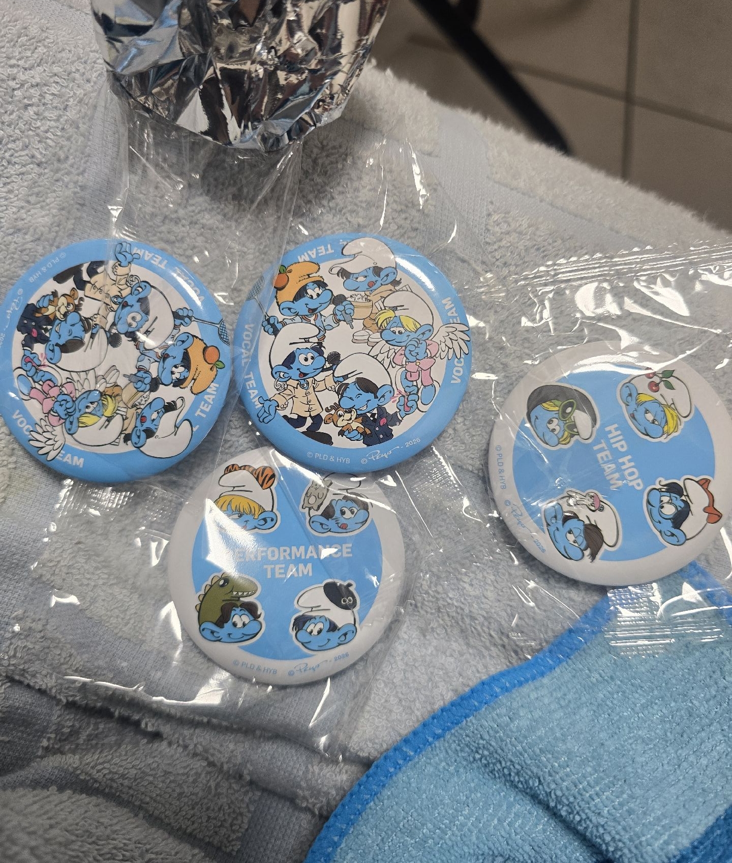 藍色小精靈徽章