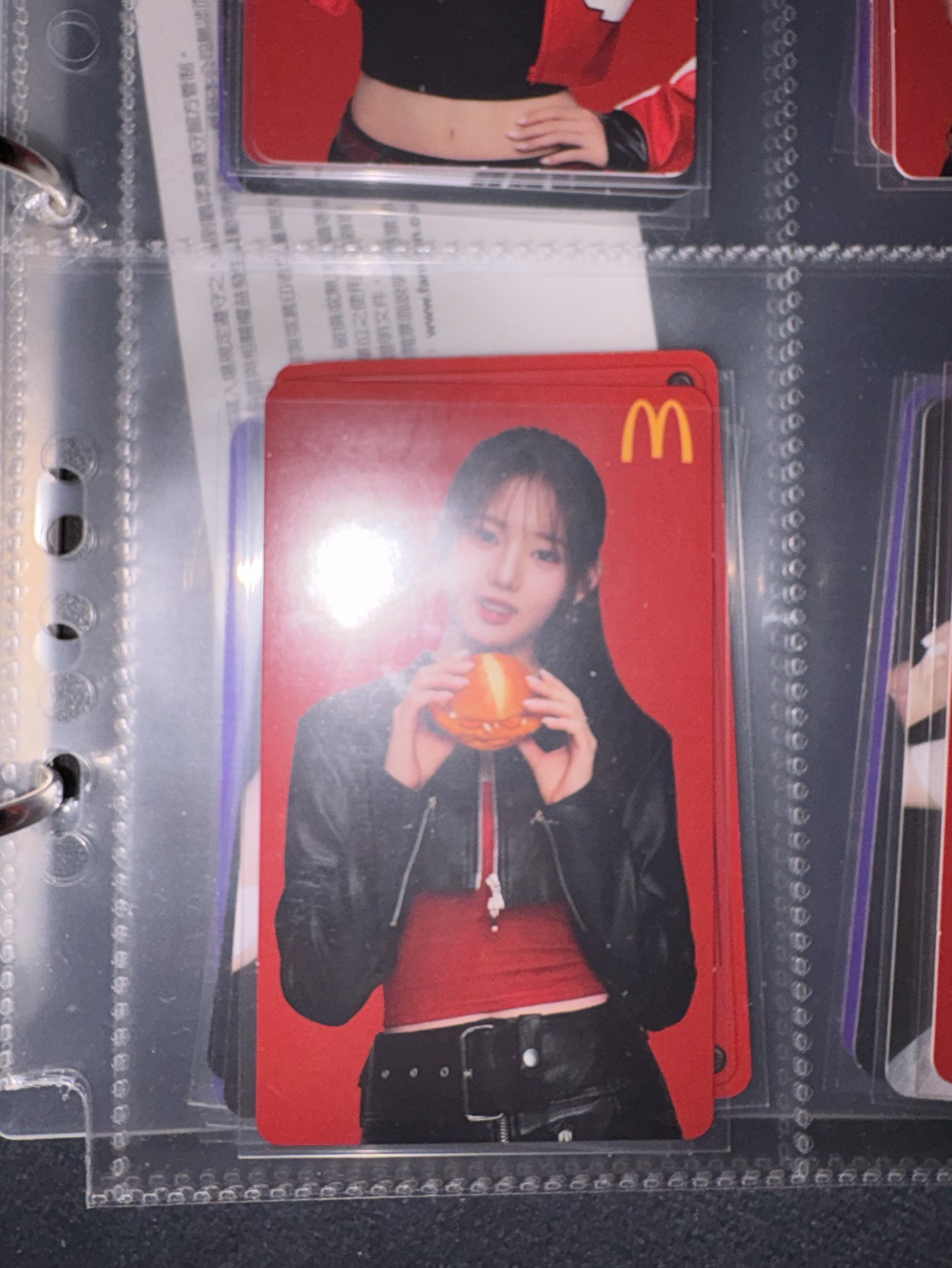 茶 麥當勞1.0代言卡