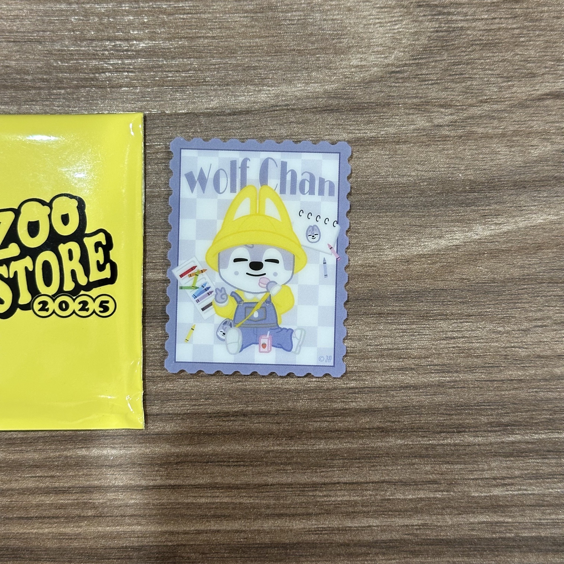 2025 SKZOO快閃店 壓克力貼紙 幼稚園 🐺