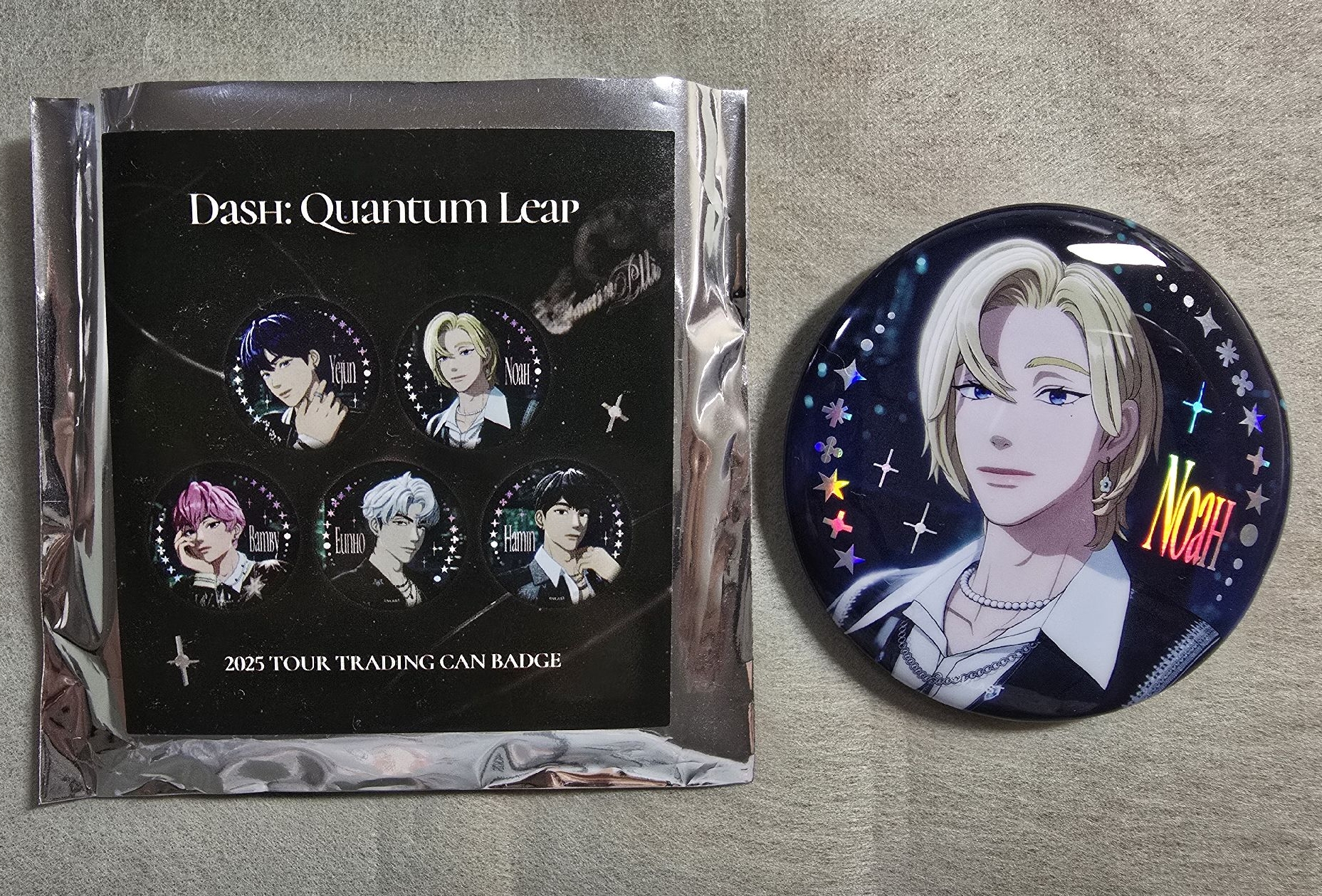 2025 TOUR TRADING CAN BADGE 노아