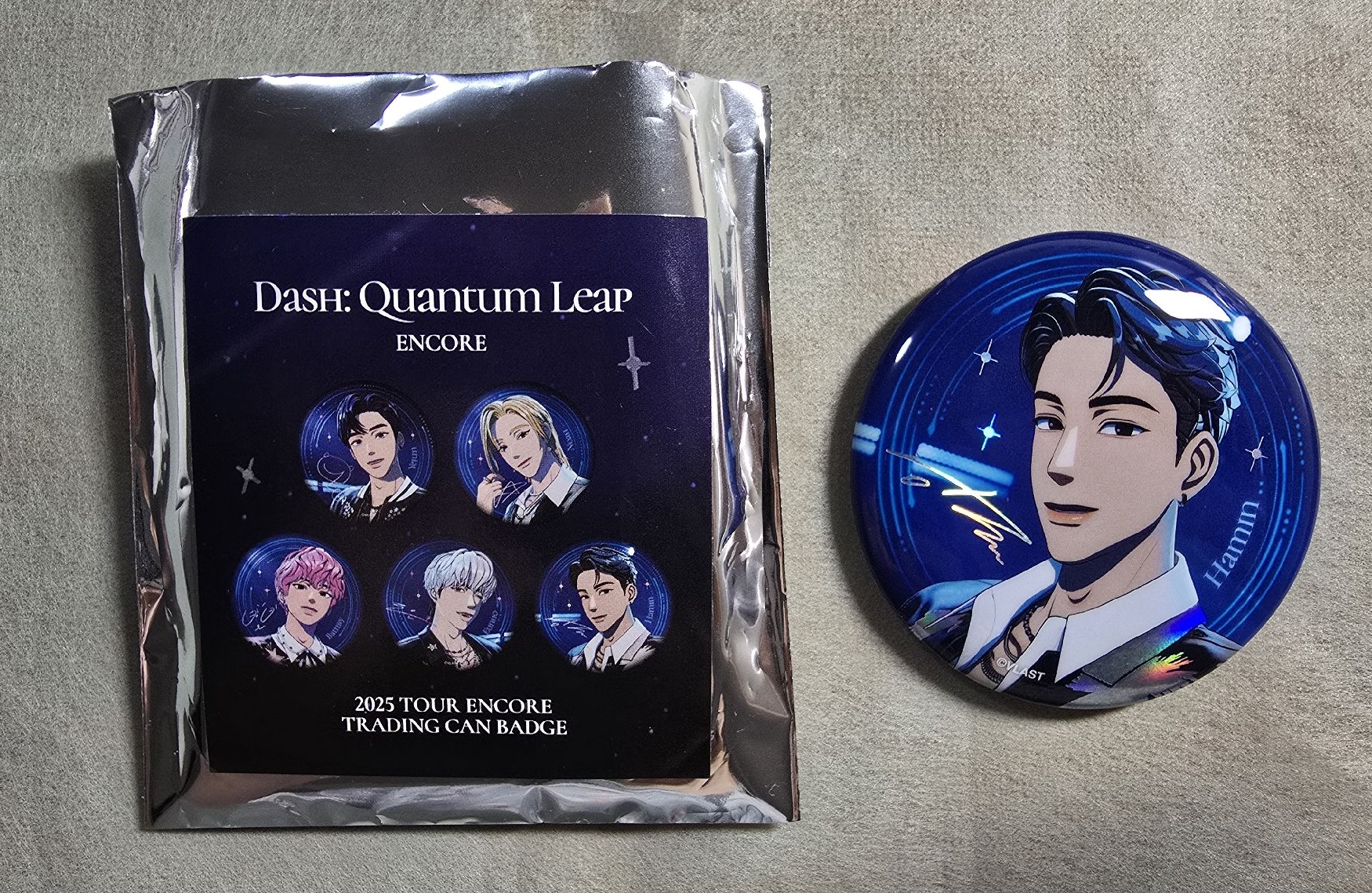 2025 TOUR ENCORE TRADING CAN BADGE 하민