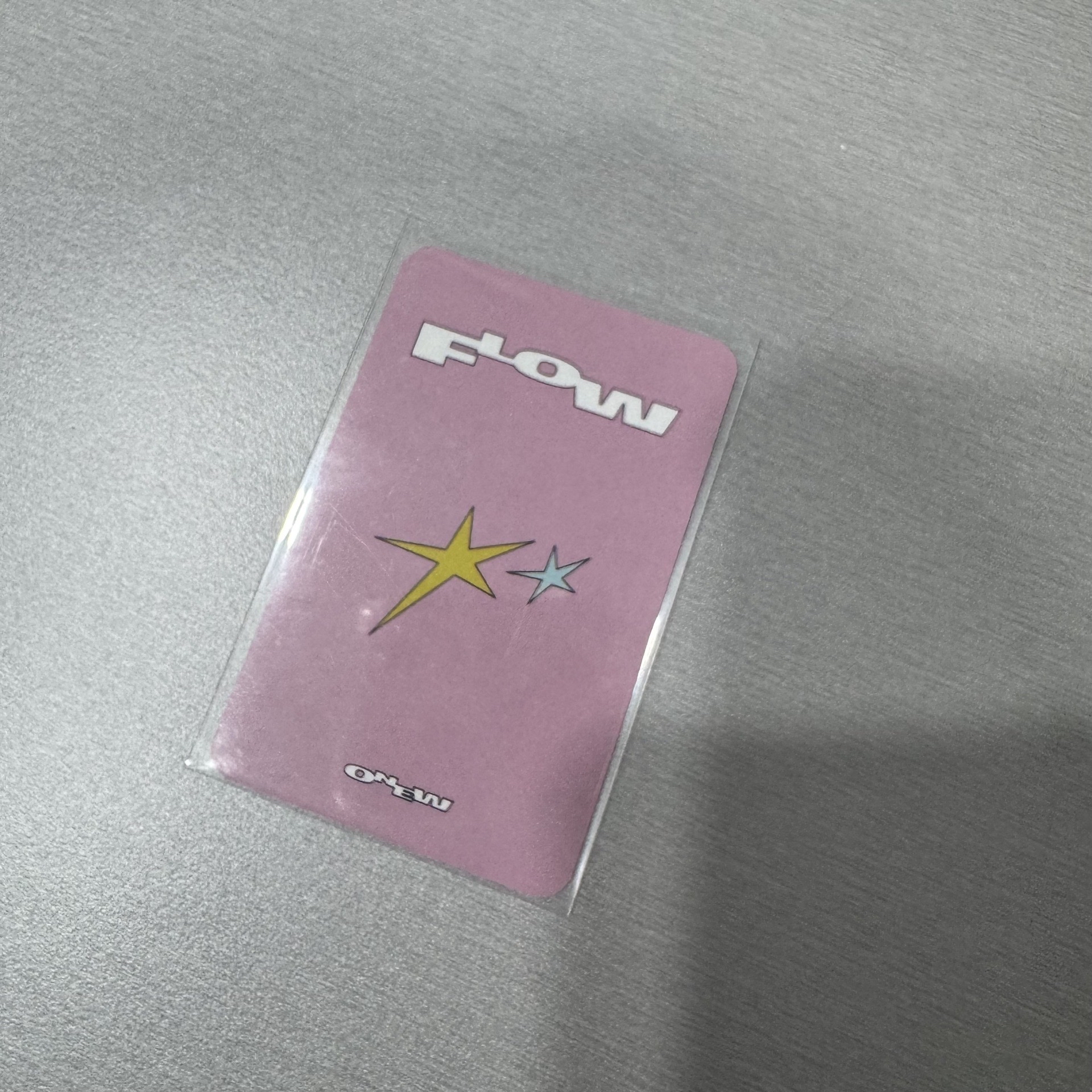 ONEW SHINee Flow 特典卡 通路小卡 