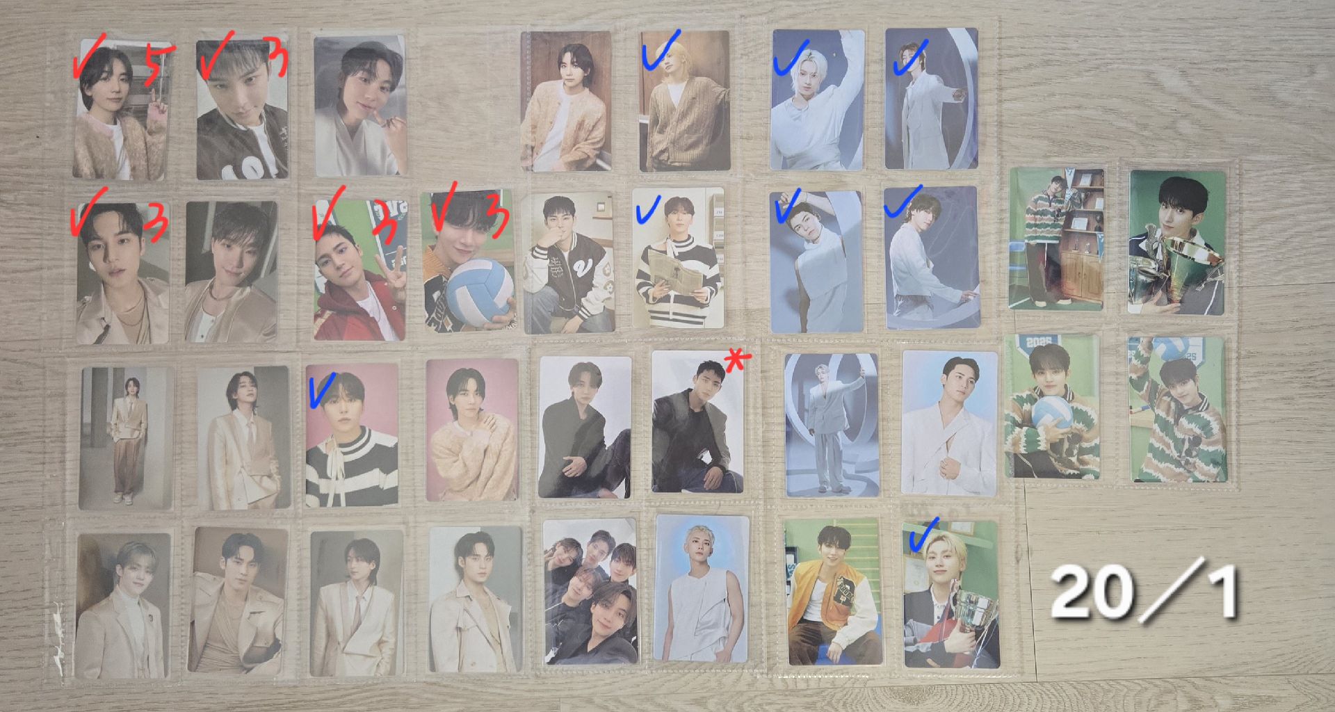 卡包卡（20 50 100）