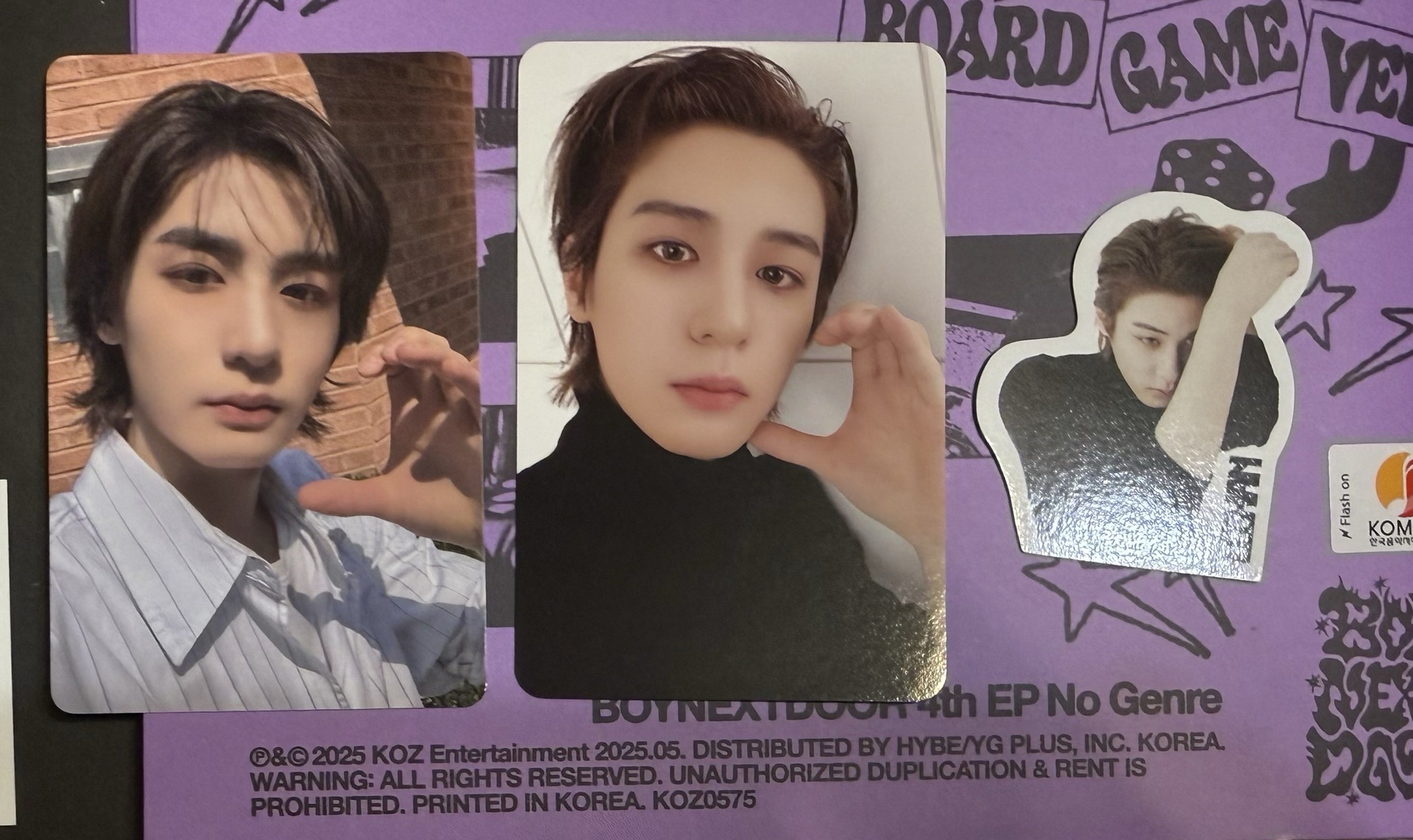 bnd 李涵單封全專+白版小卡+貼紙 