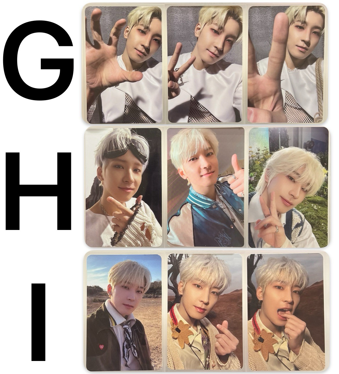 💙圓 排出 正四、小分隊 專卡 GHI