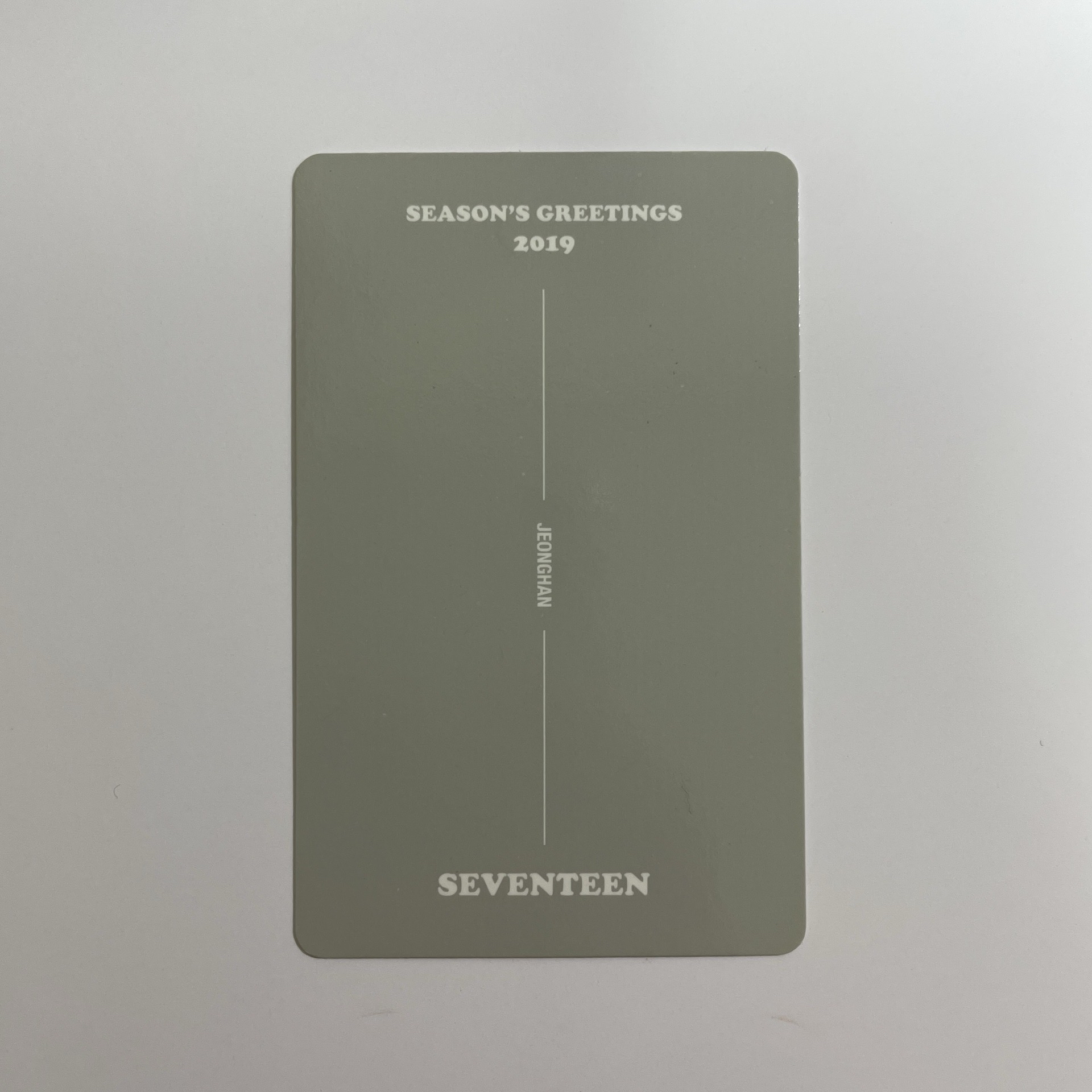 2019 年曆卡｜尹淨漢