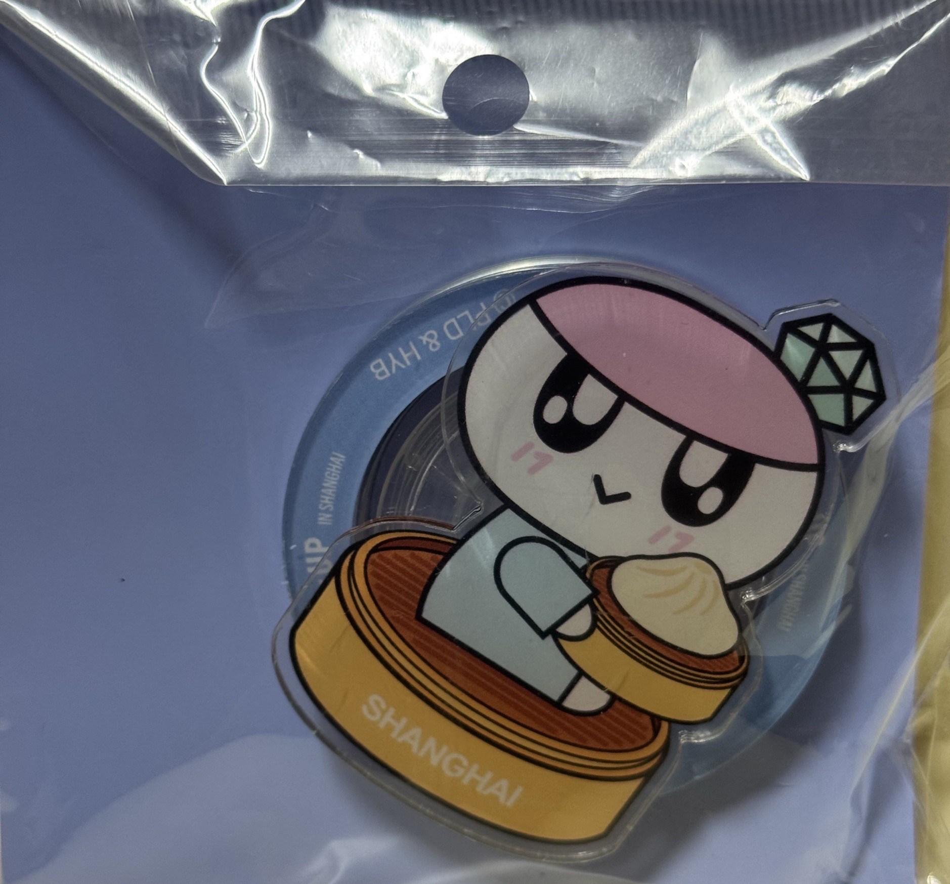 上海快閃蹦蹦小籠包手機支架