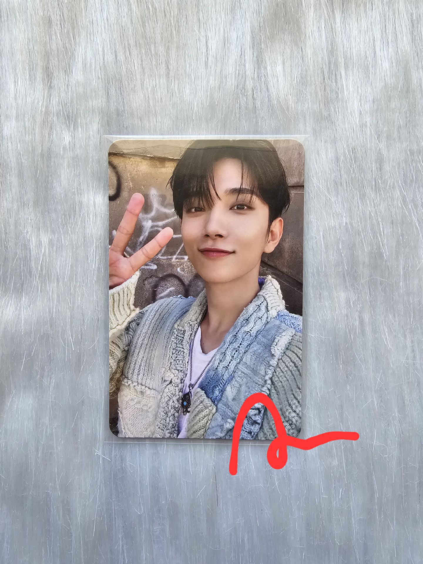 💎MINI11 蝦皮特典卡 藍毛衣秀 (450)