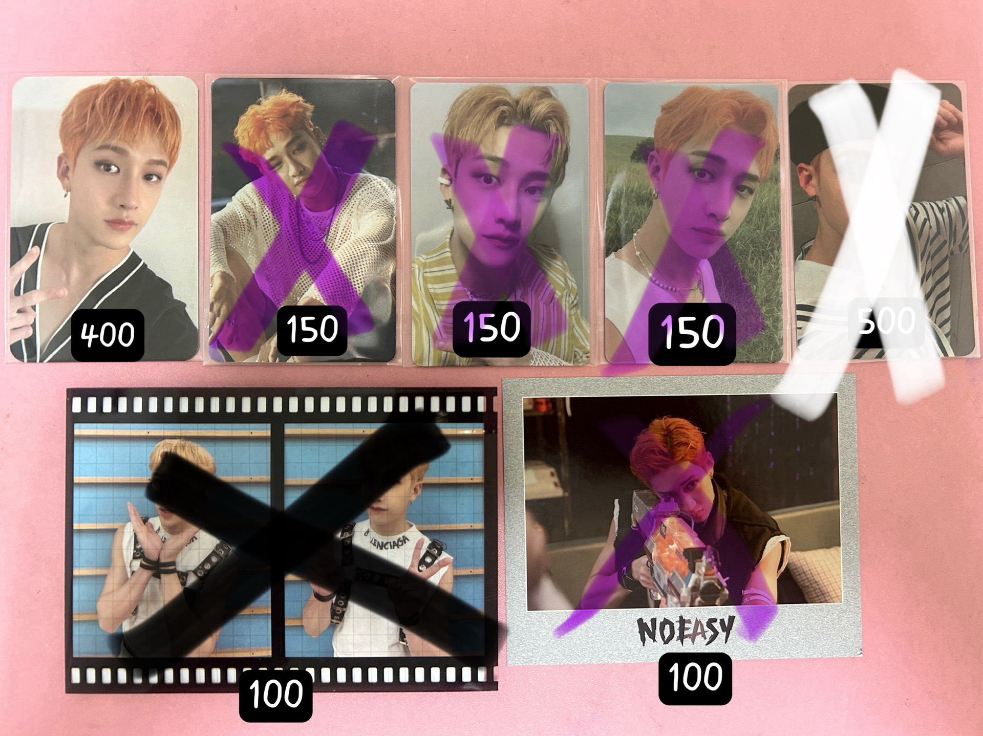 SKZ 燦 NOEASY/ODD/MAXIDENT 特典卡簽售卡