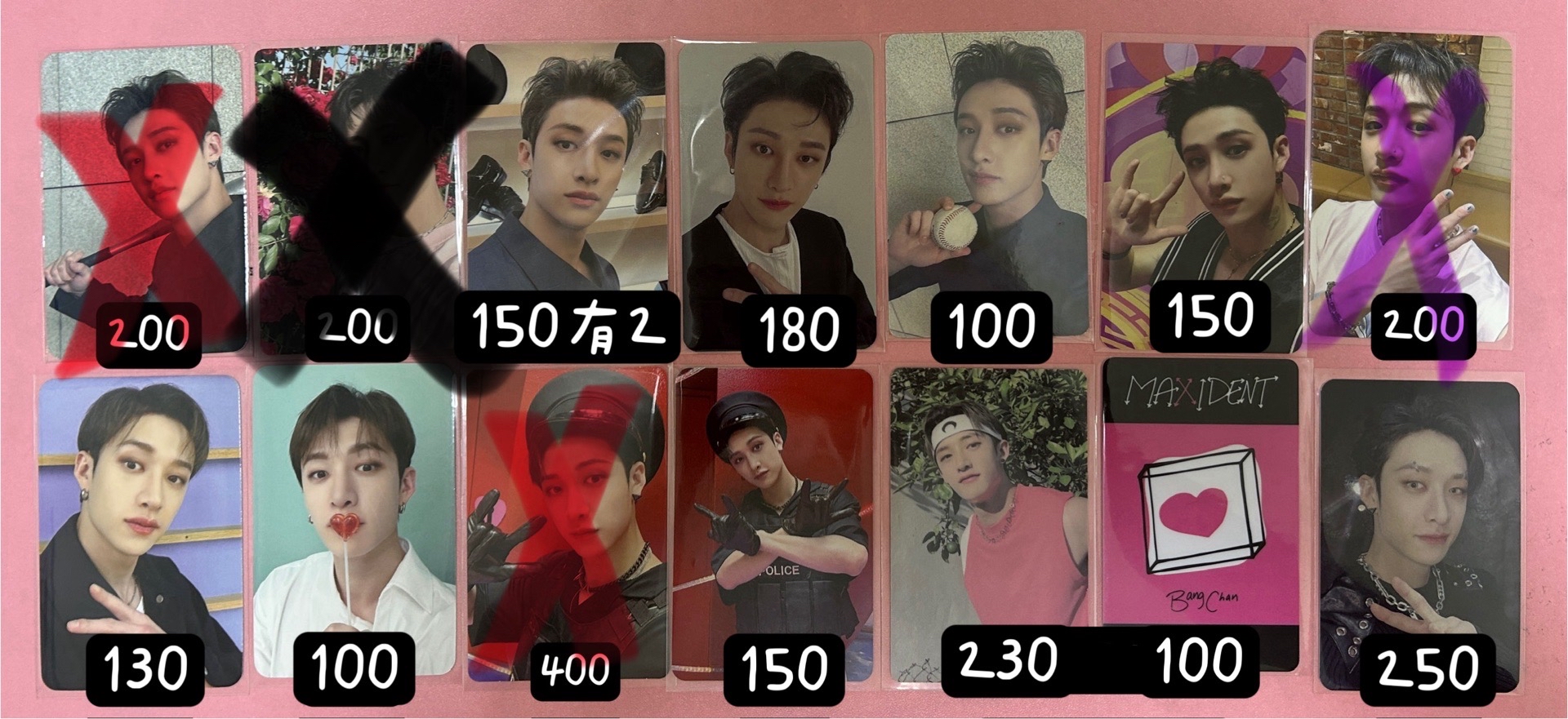 SKZ 方燦盤 NOEASY/ODD/MAXIDENT 特典卡簽售卡