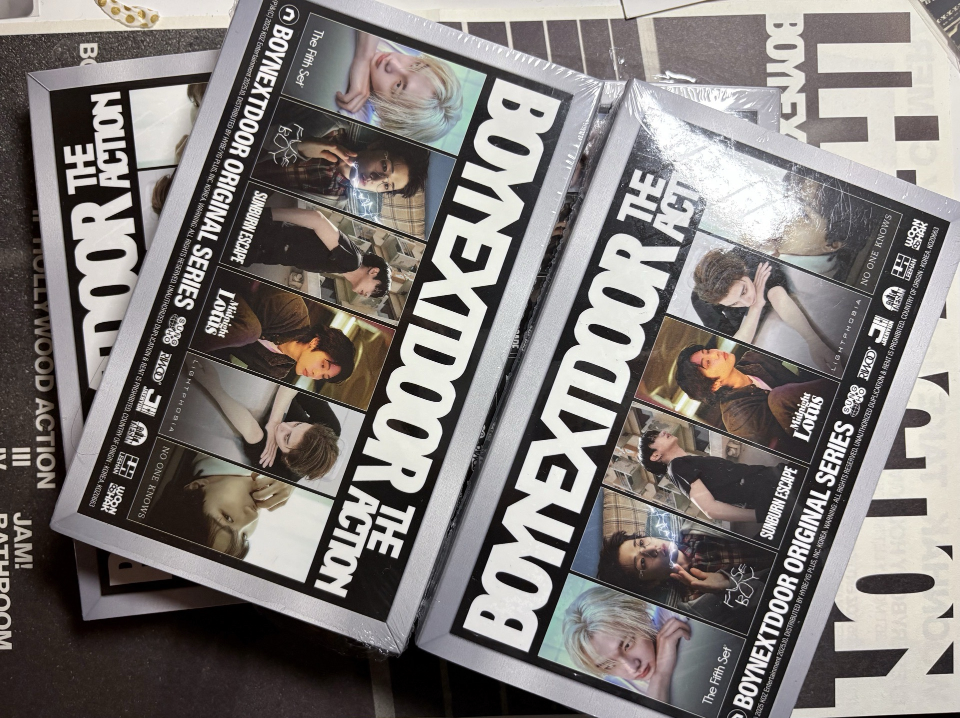 the action 未拆單封