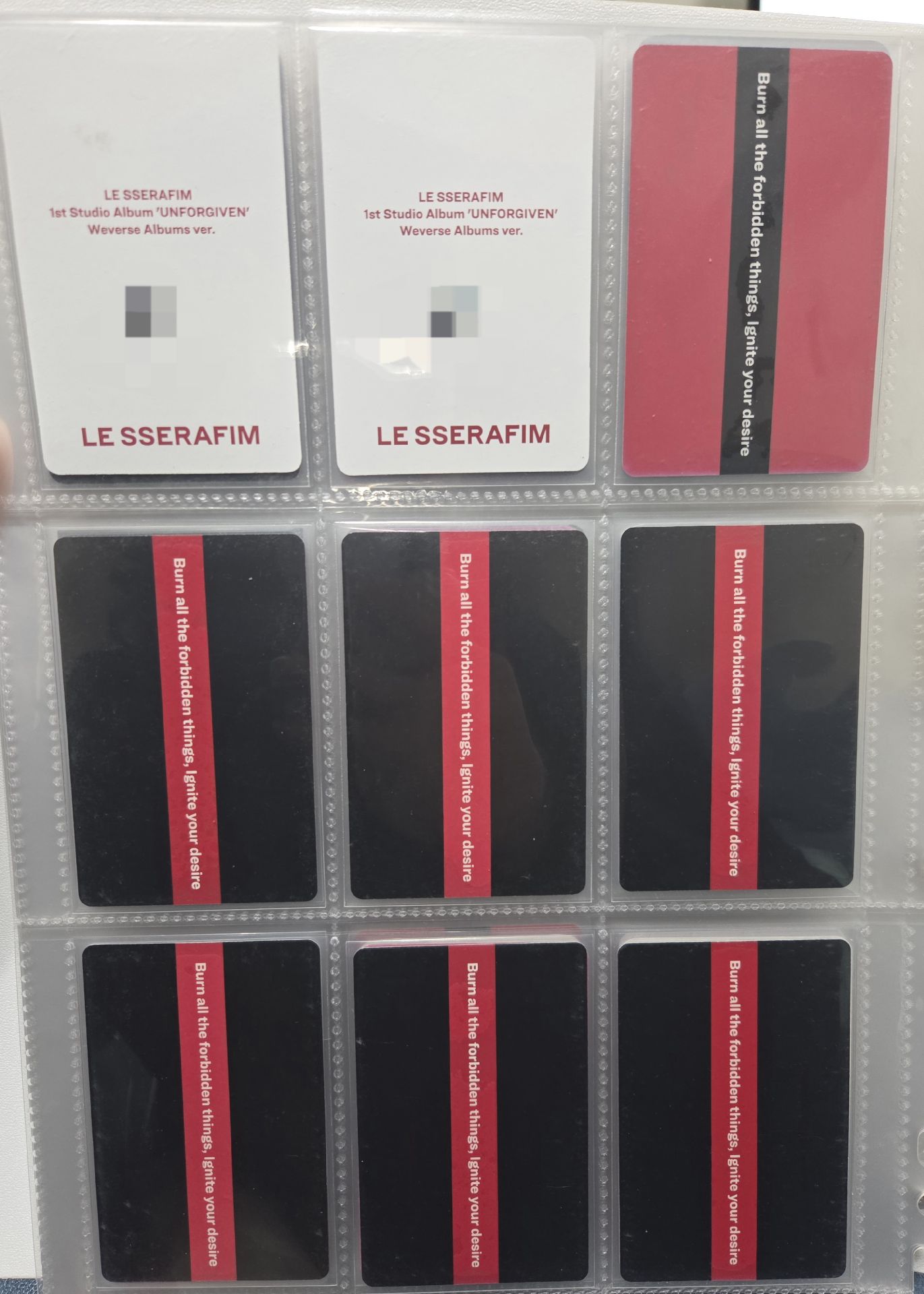LE SSERAFIM YUNJIN 許允眞 專卡 UNFORGIVEN