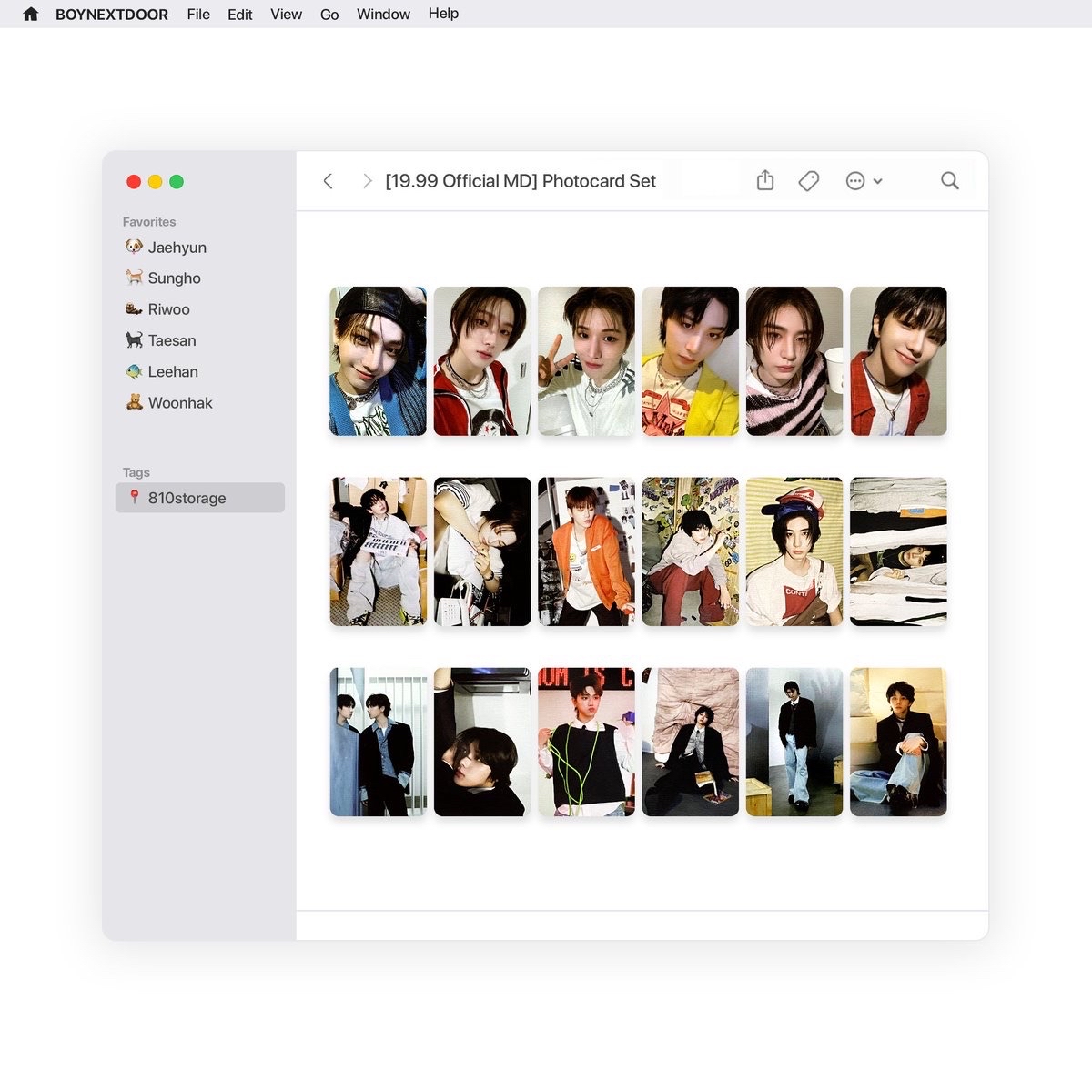 BOYNEXTDOOR 19.99 未拆卡包