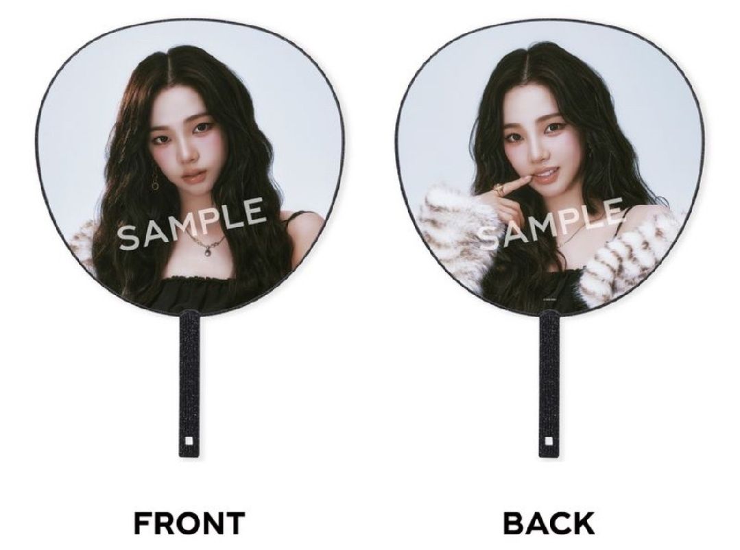 aespa karina 三巡日本場雙面王扇 全新未拆未使用