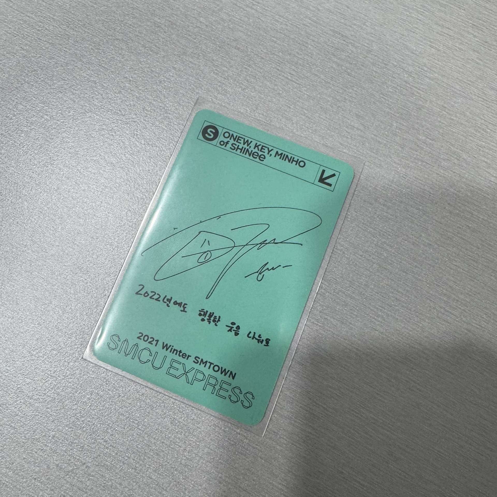 2022 SMCU 專輯卡 家族專 小卡 ONEW 溫流 SMTOWN