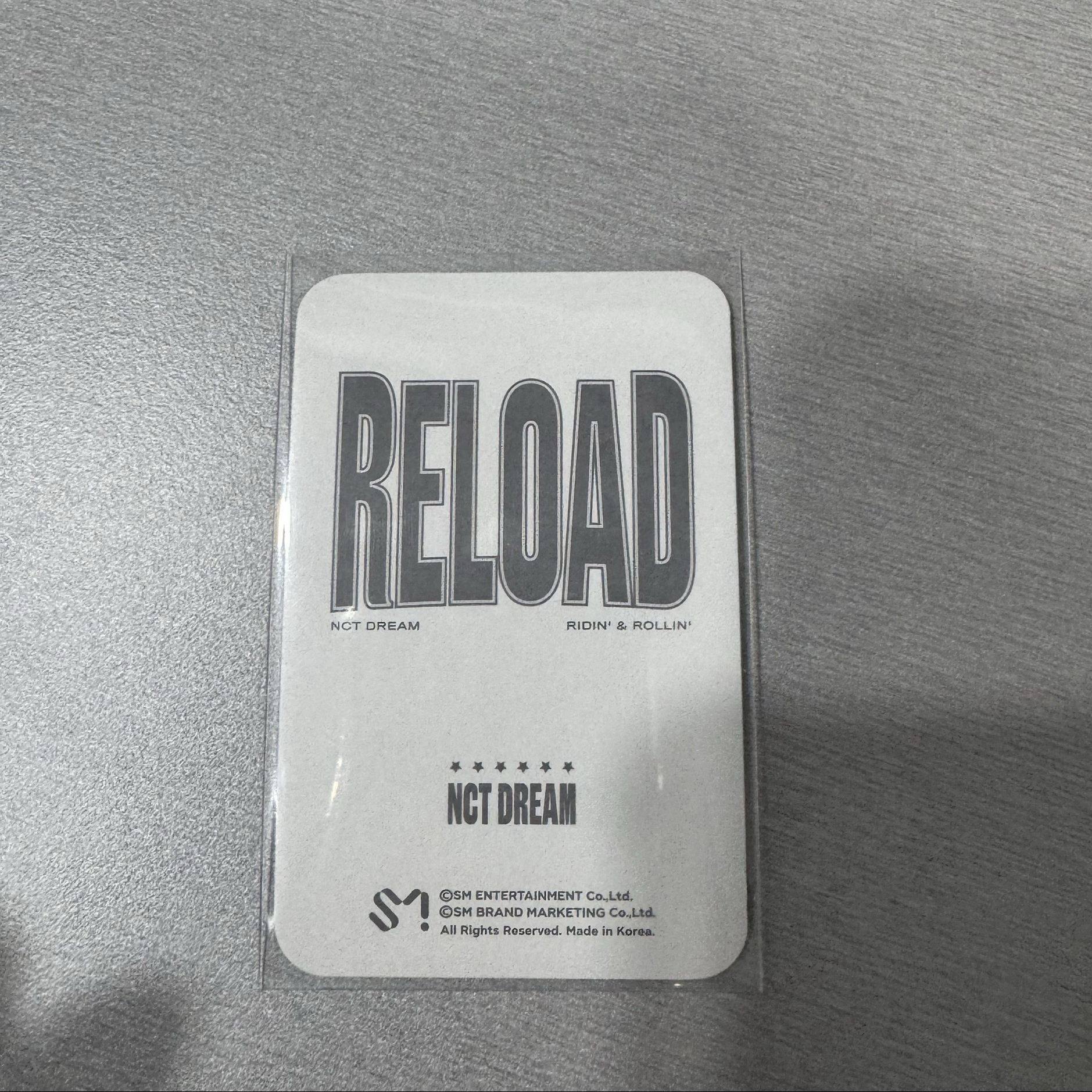 NCT Dream RELOAD 周邊 小卡 立牌閃卡 渽民