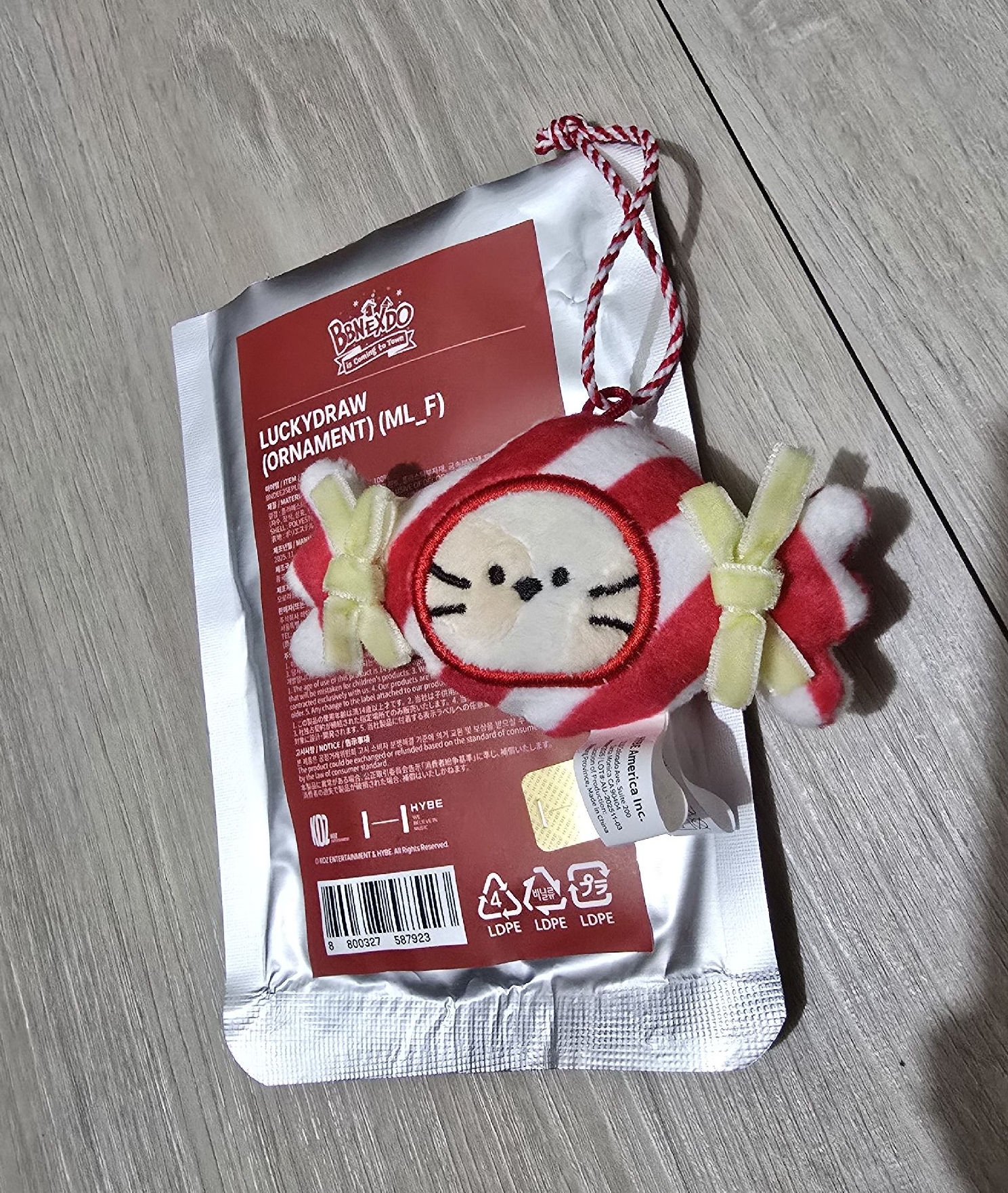 ［全新］BOYNEXTDOOR BBNEXDO 聖誕隨機吊飾 成淏 李涵 weverse