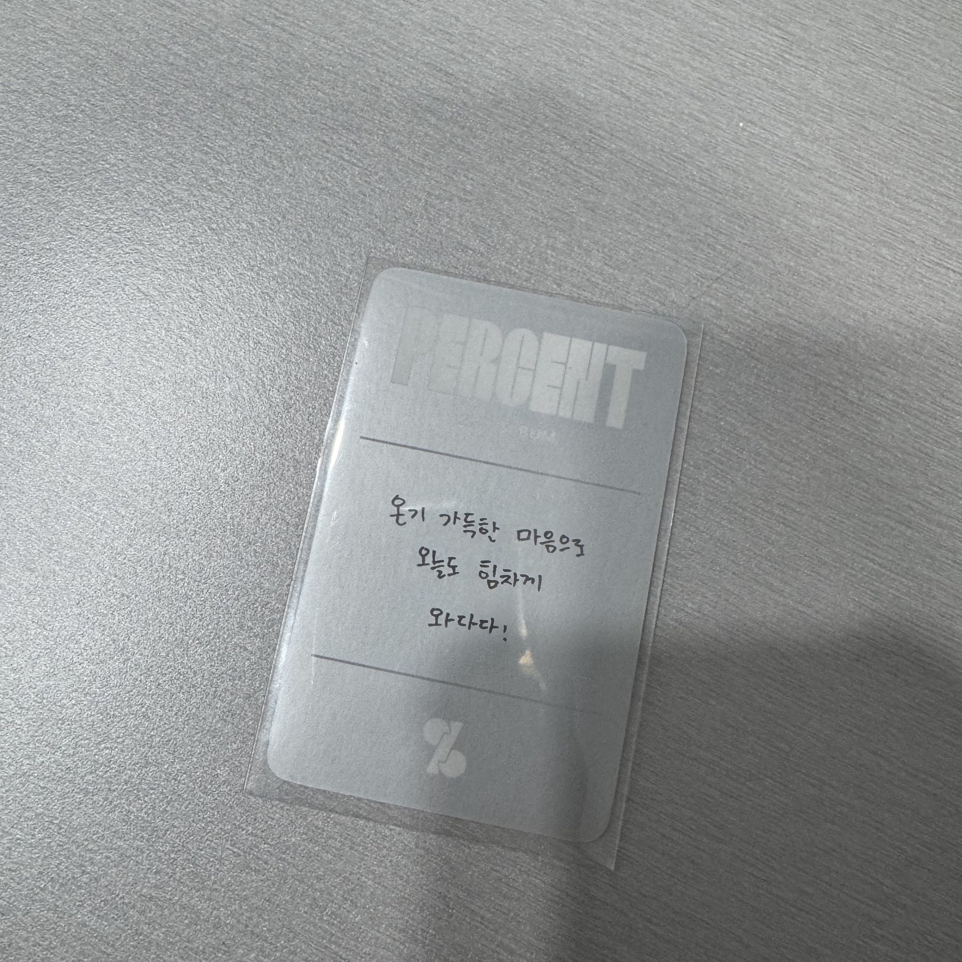 SHINee 溫流 Onew Percent  專輯 小卡 SOLO