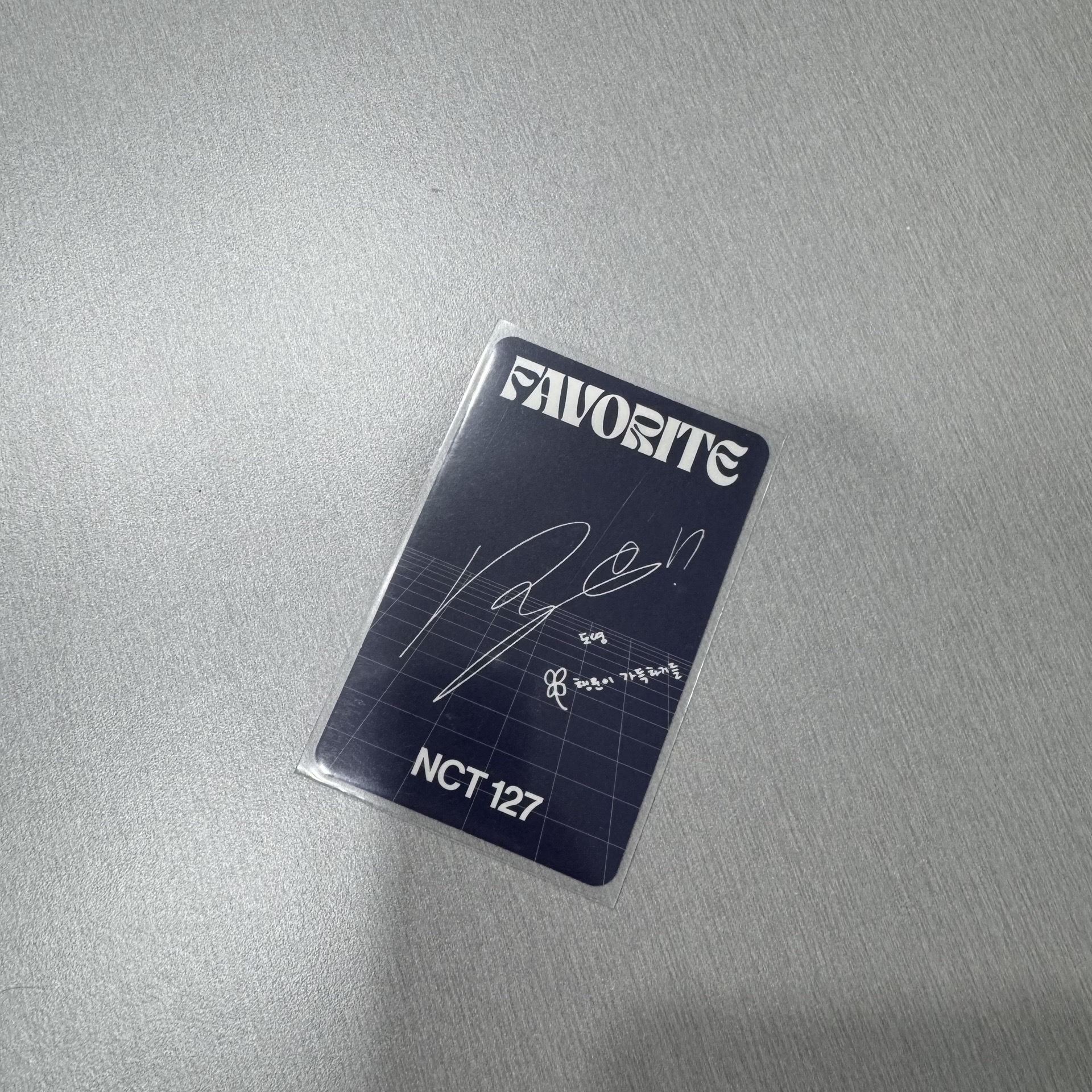 NCT127 Favorite 專輯 小卡 金道英