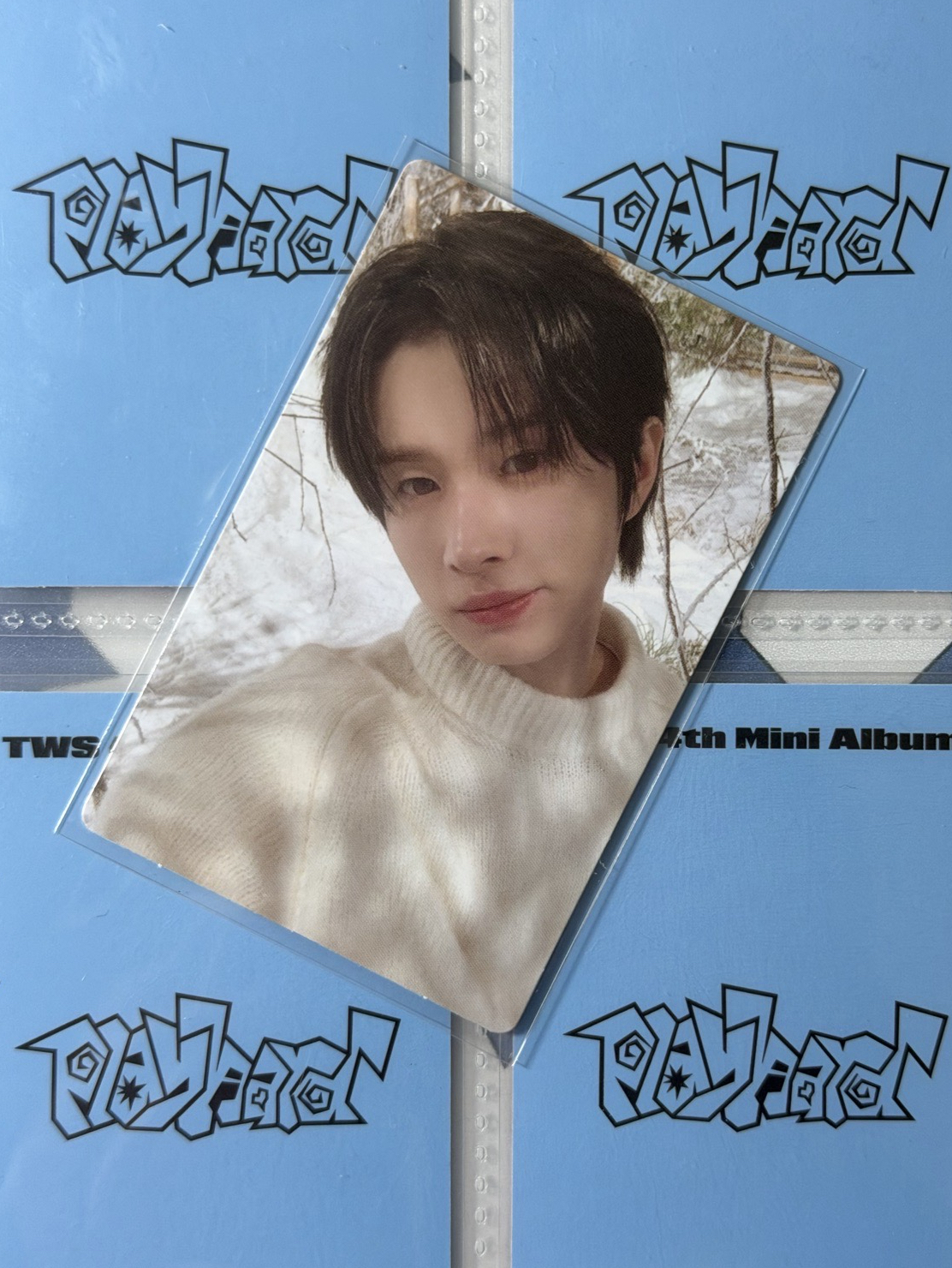 炅憫 冬曲單封專卡