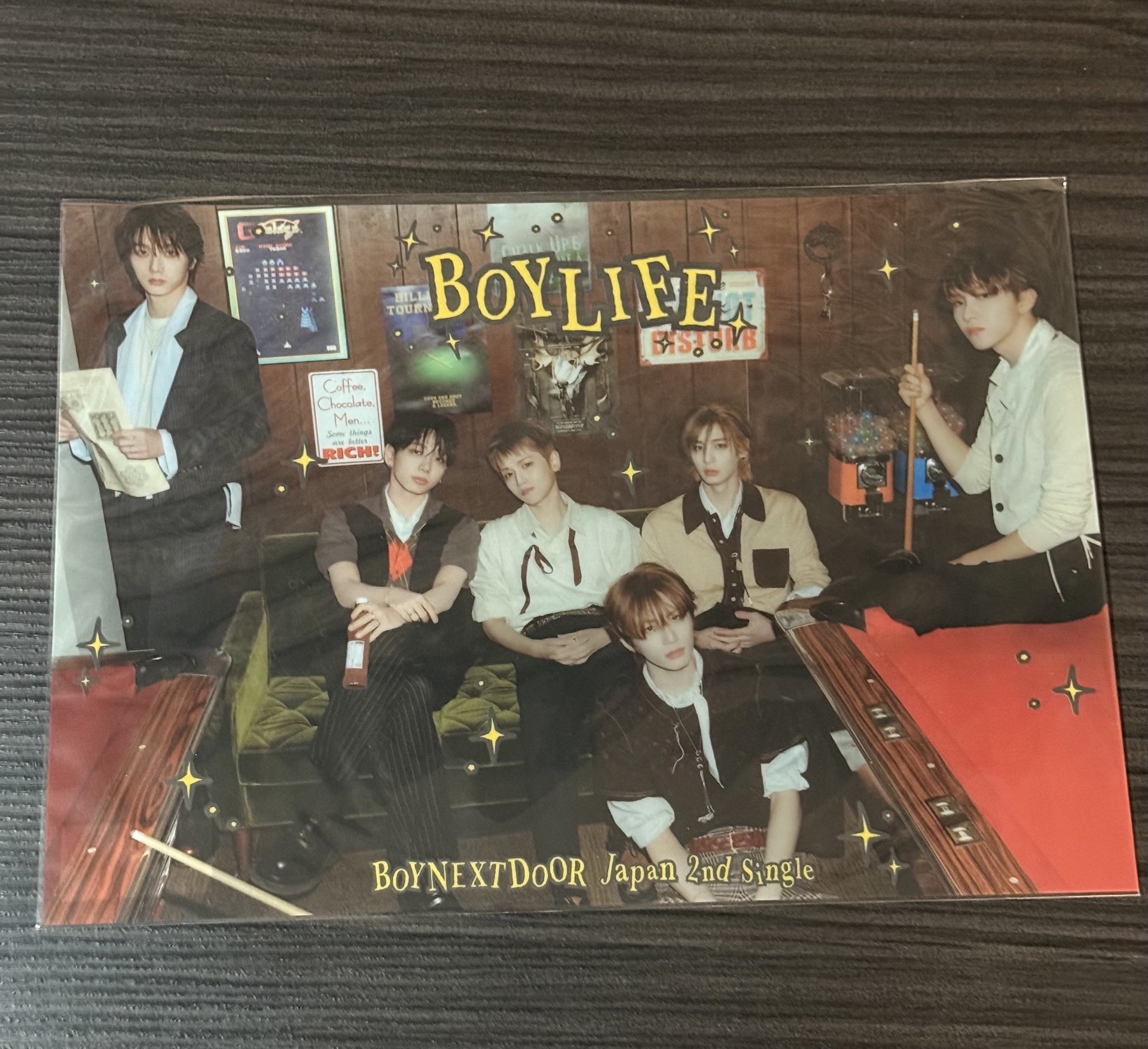 BOYLIFE 日咖 特典 A4 海報 
