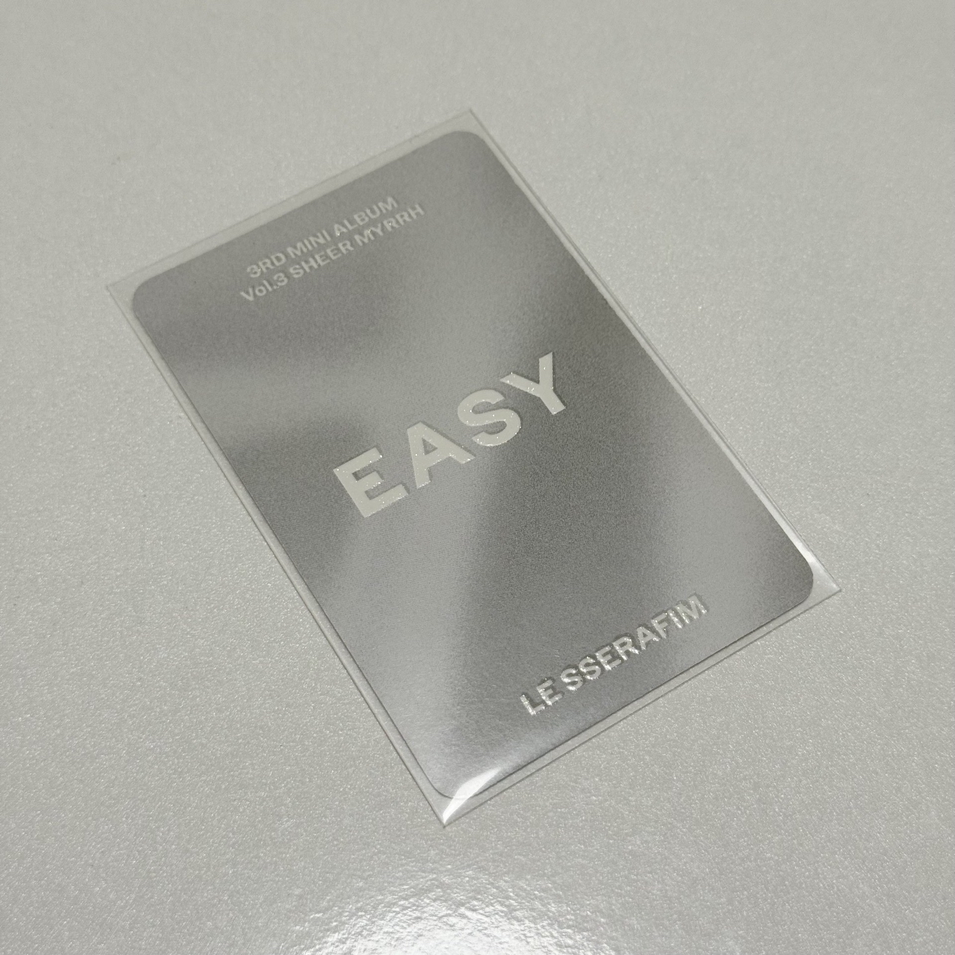 EASY 銀版專卡葉
