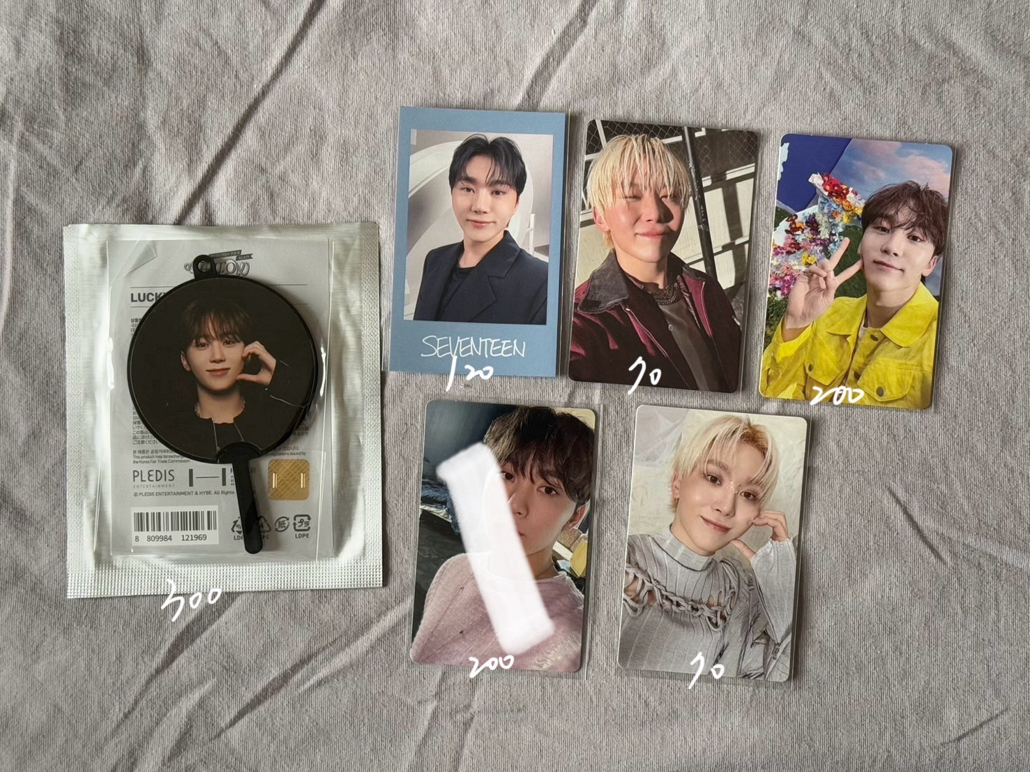 SEVENTEEN 寛寛 小扇 拍立得 小卡