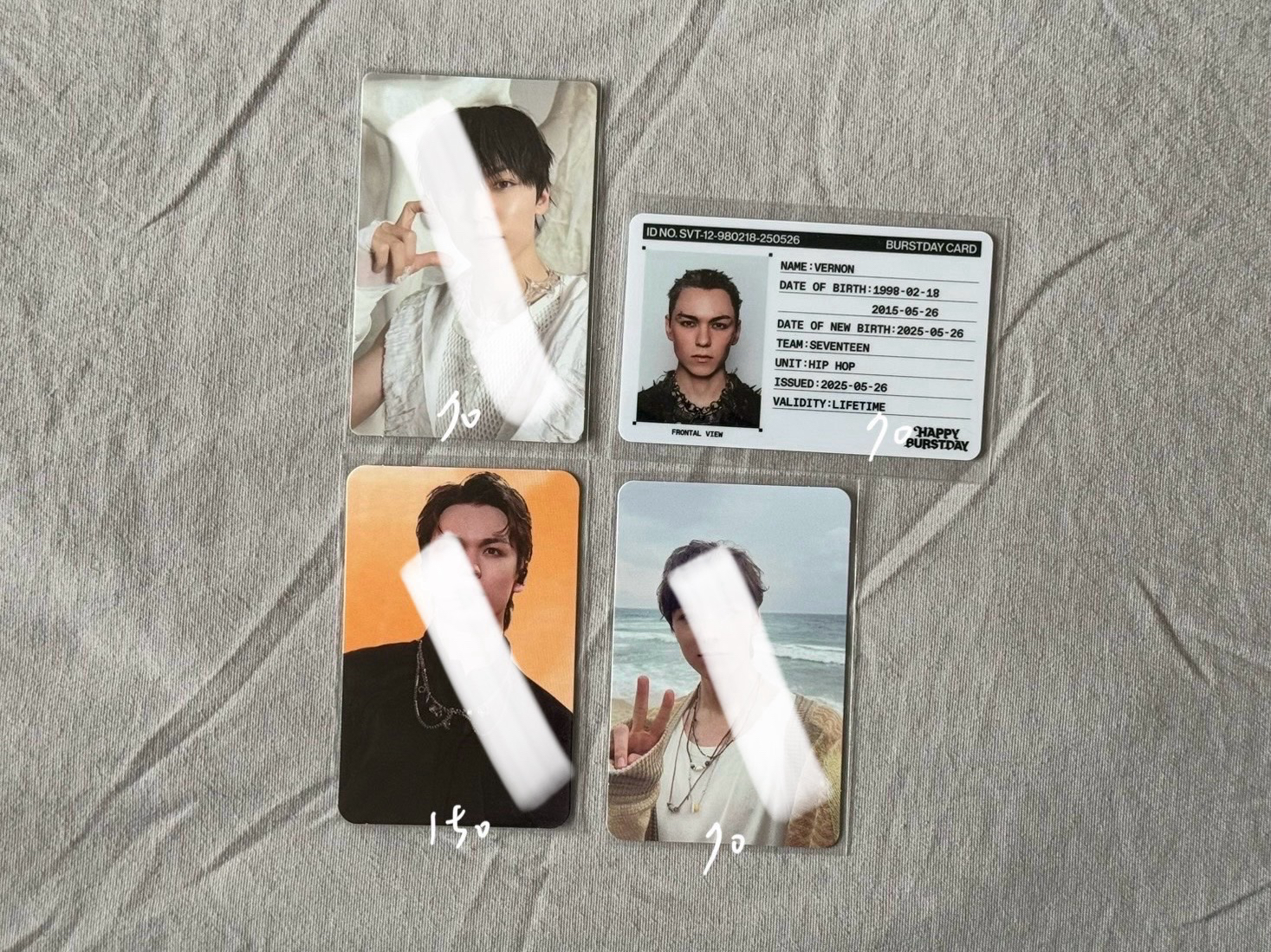 SEVENTEEN 率 證件照 小卡