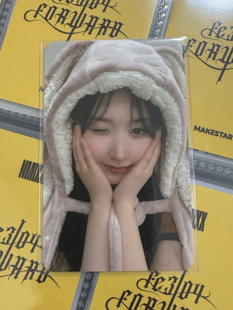 NMIXX 幸運卡 兔子毛毯嫄