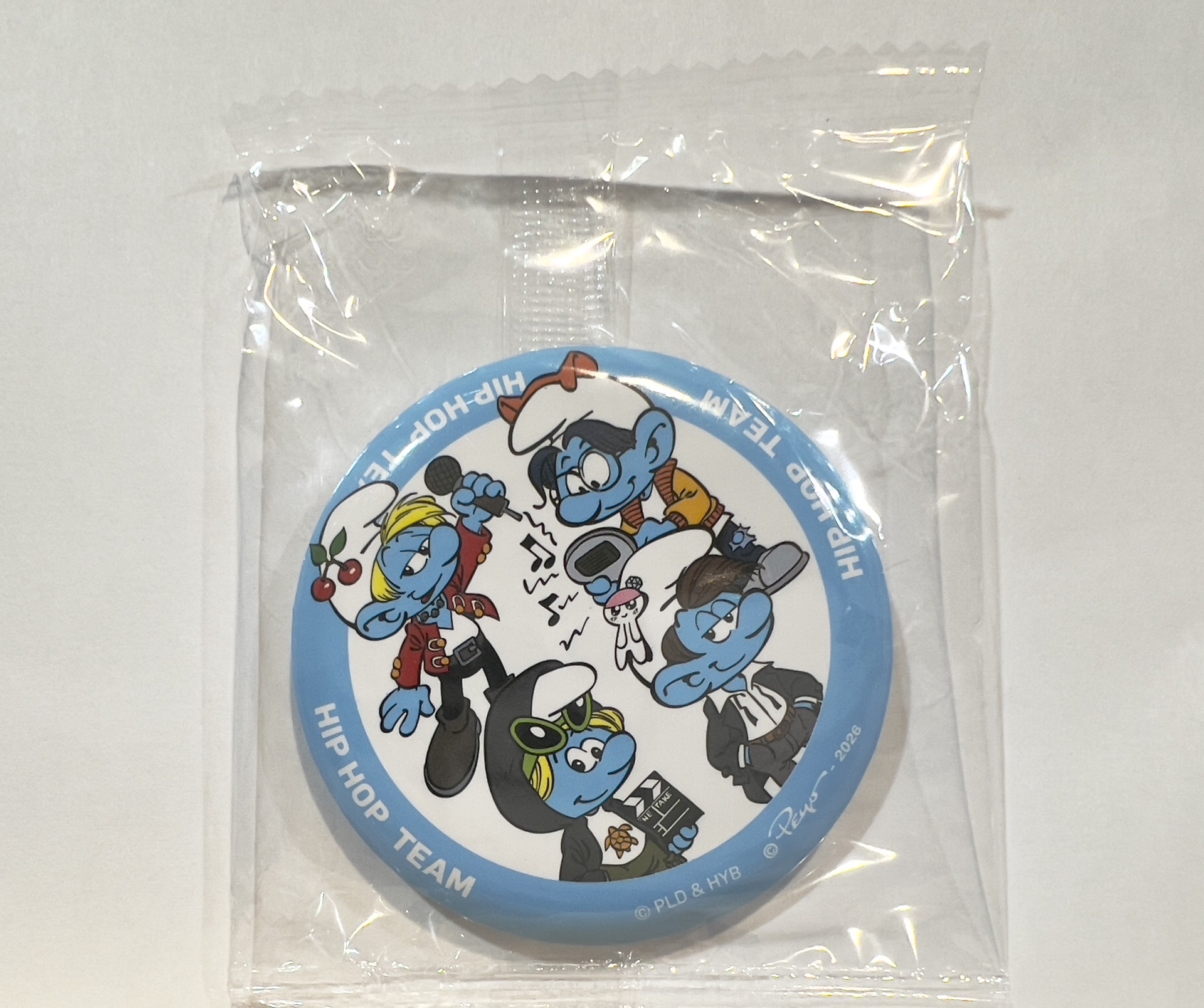 7-11 聯名藍色小精靈徽章