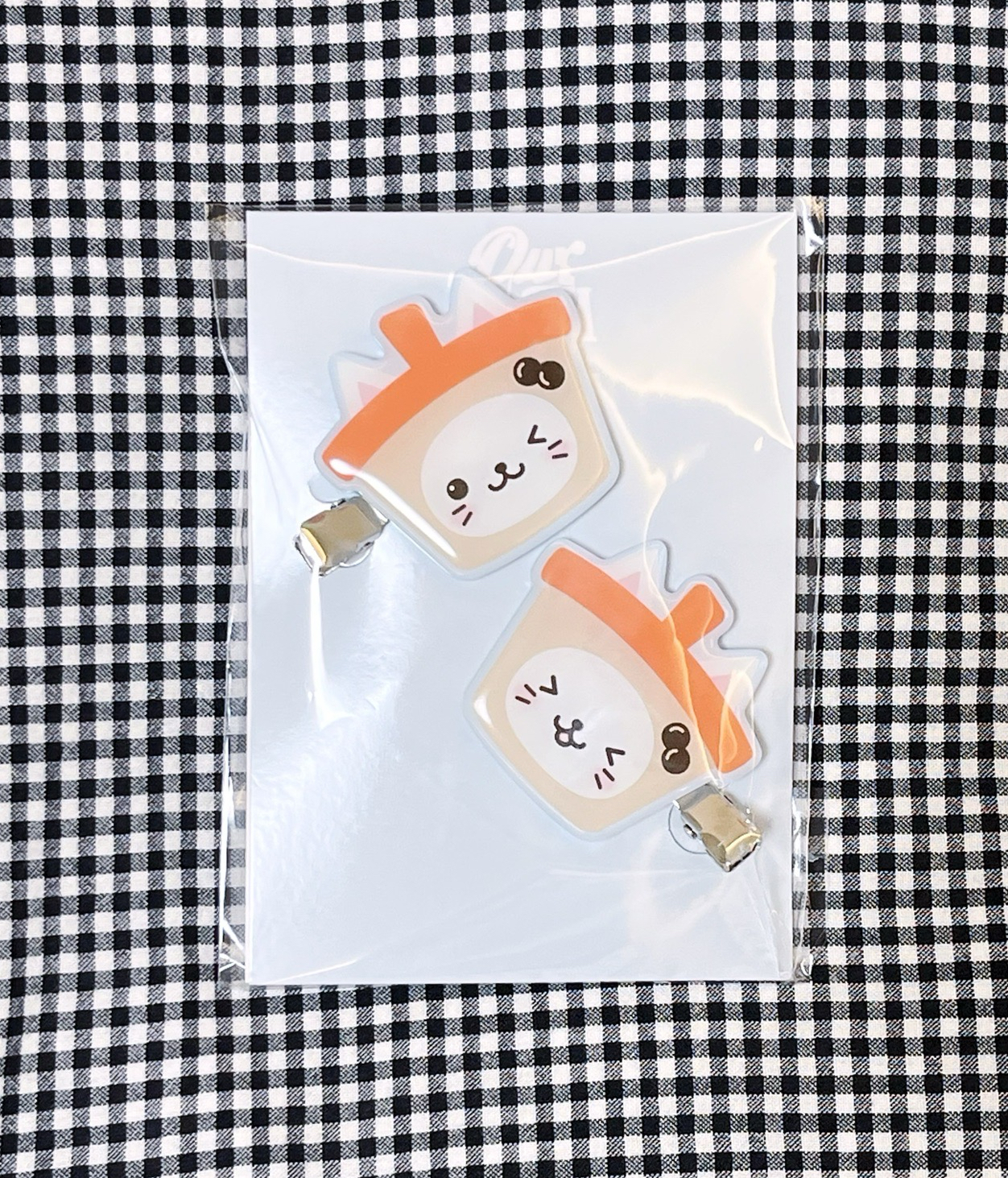 日巡場週 奶茶貓髮夾 現貨（看簡介）