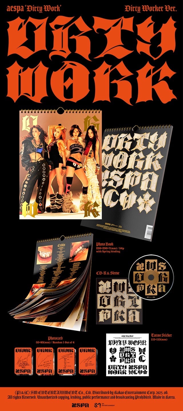 Dirty Work 專輯 Dirty Worker ver.未拆專