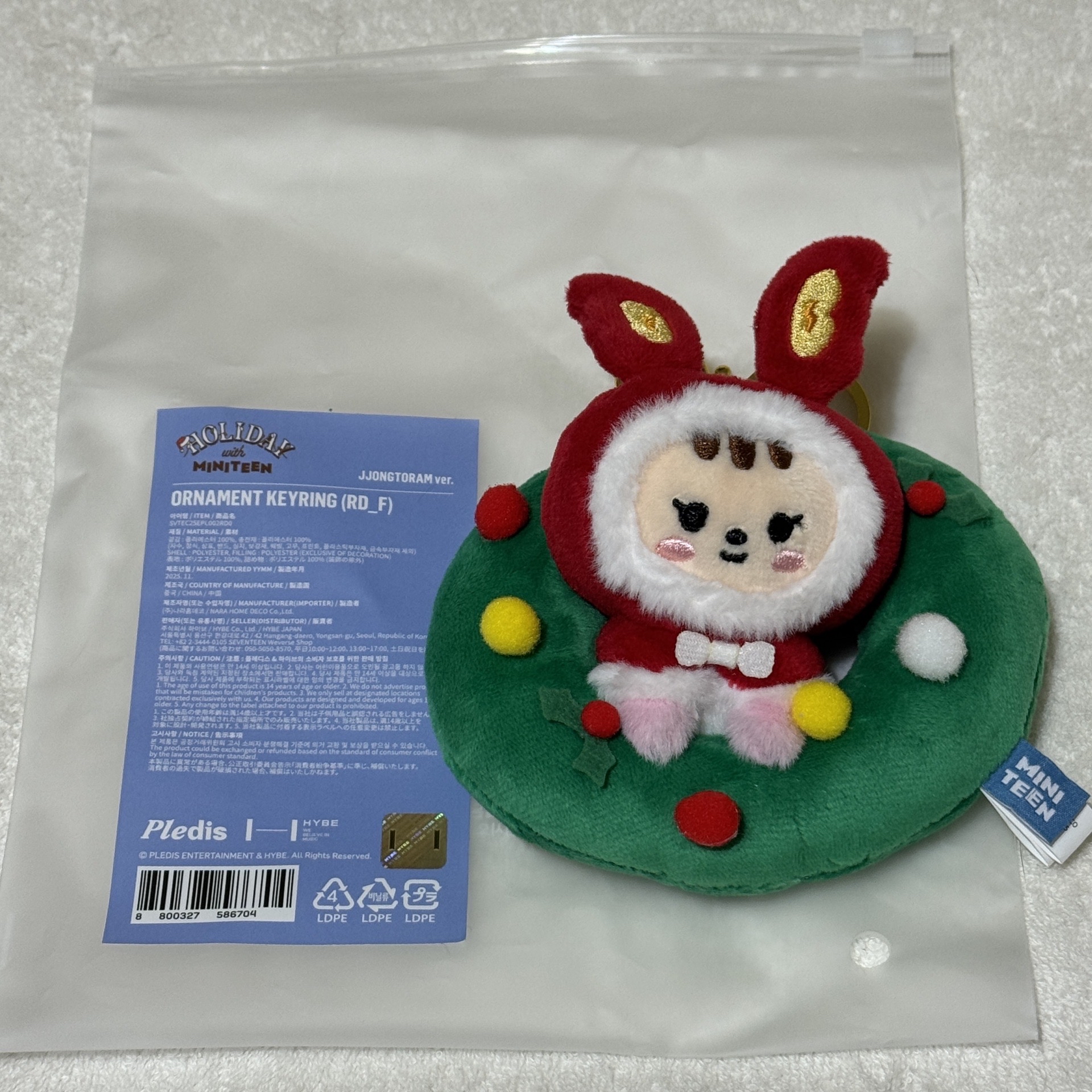 MINITEEN 聖誕花圈 漢 榮 圓 碩 MINITEEN聖誕花圈