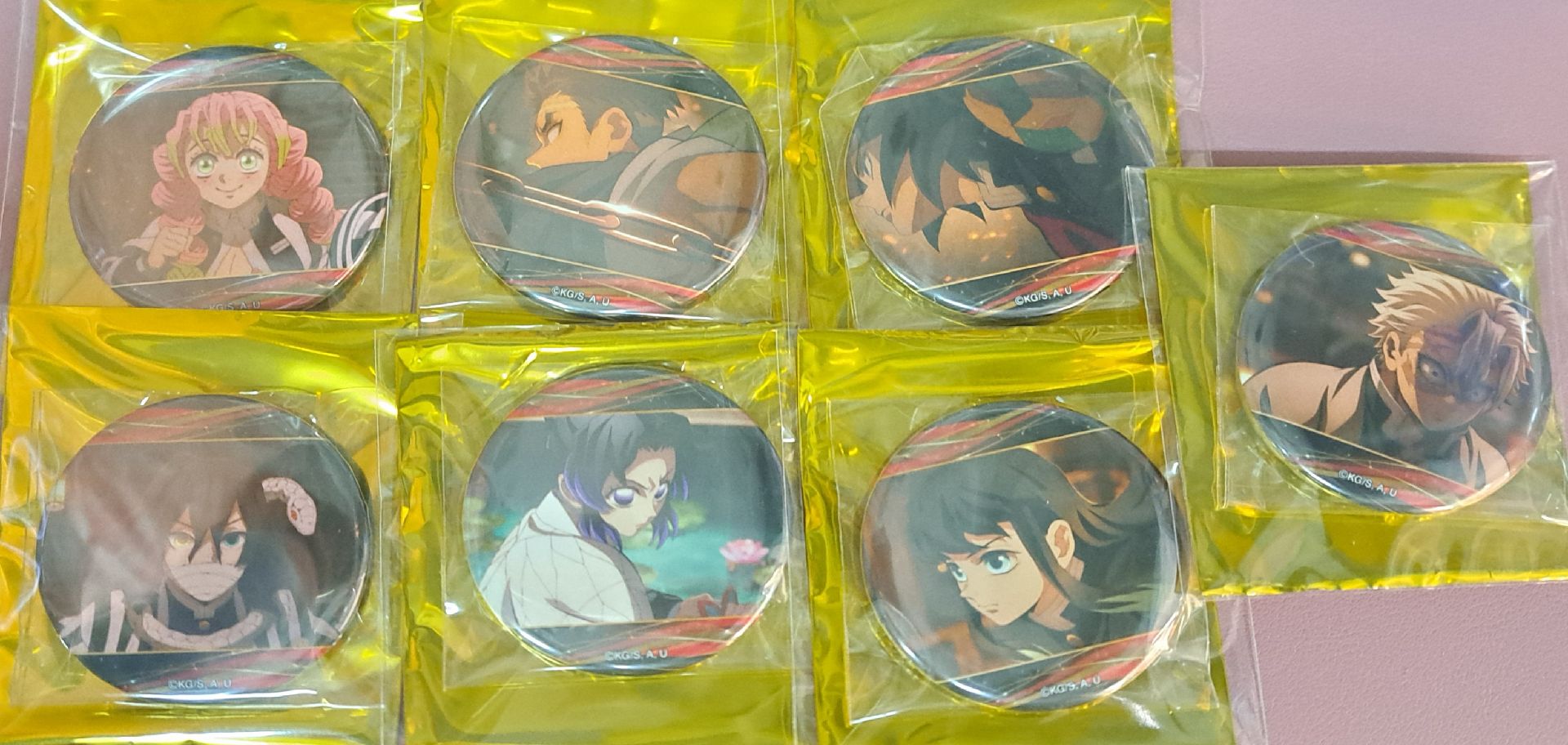 JF2026Movic場面寫徽章 無限城 B盒 水蟲戀霞岩蛇風