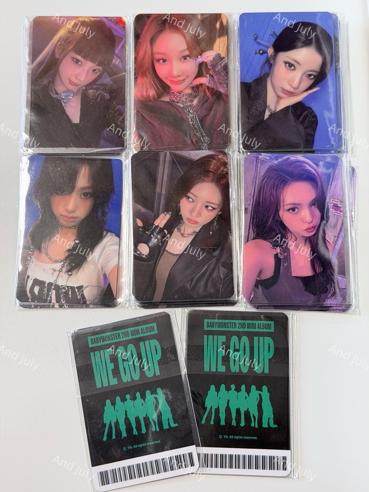 BABYMONSTER WE GO UP MD滿額 SET(6p)