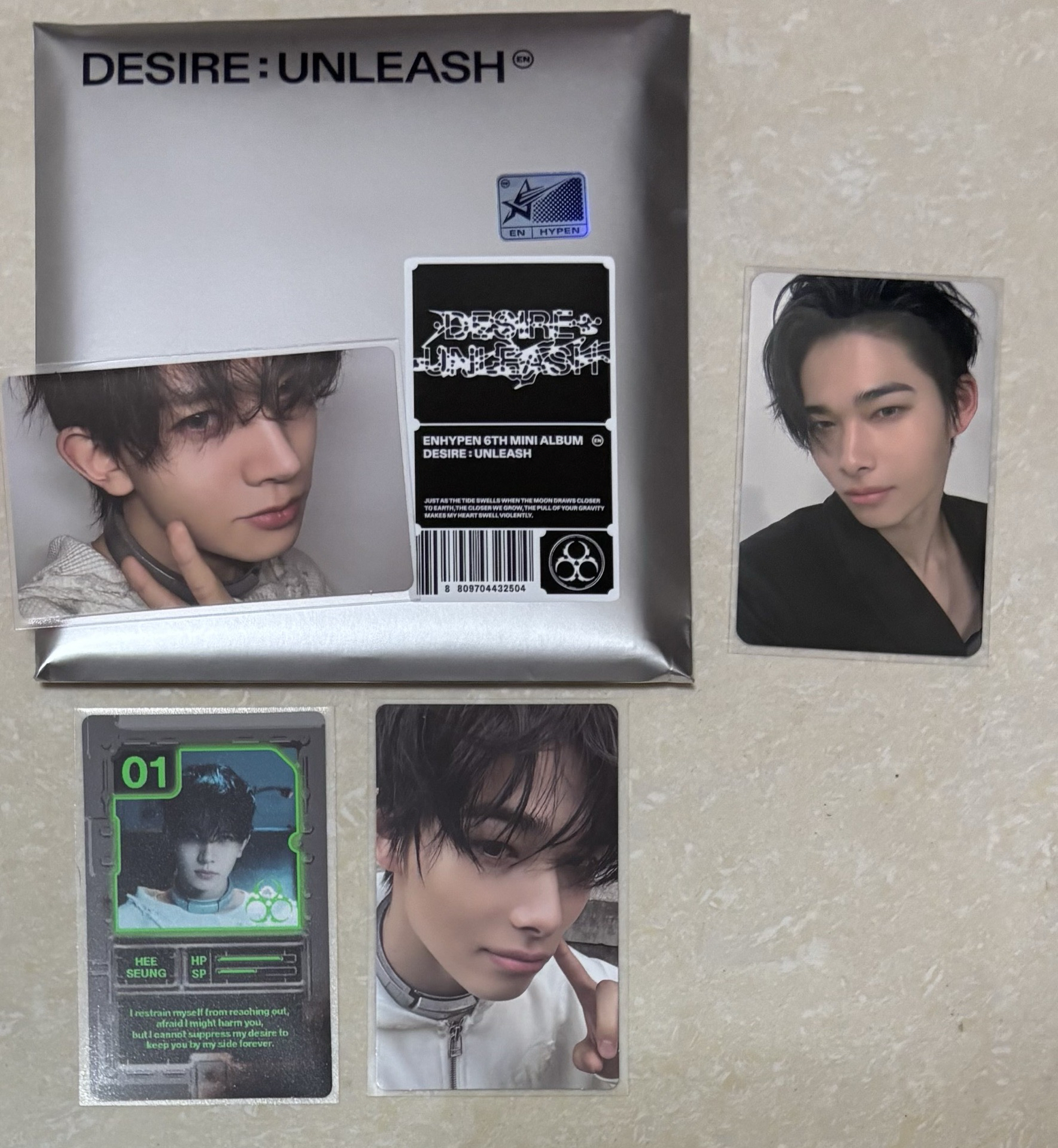 enhypen 李羲承 西村力 專卡、電影卡