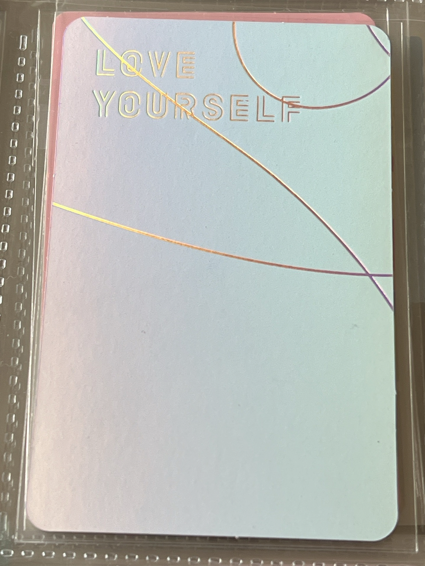 BTS 田柾國 Love yourself 結F ver. 專卡 隨機小卡